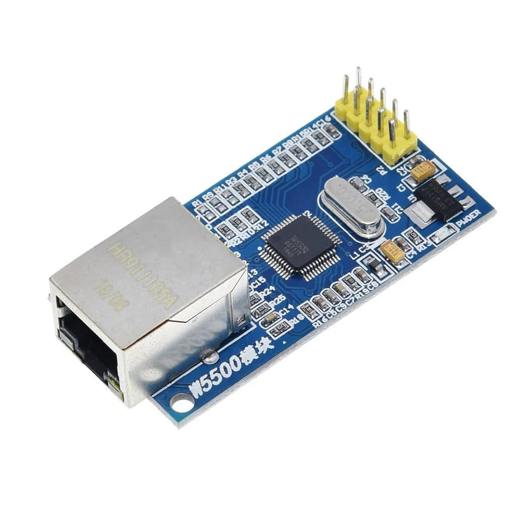 Hailege 2pcs W5500 LAN Ethernet Network Module 3.3V / 5V Support TCP / IP51 / STM32 Microcontroller Program with 32k Bytes SPI over W5100 - Image 4
