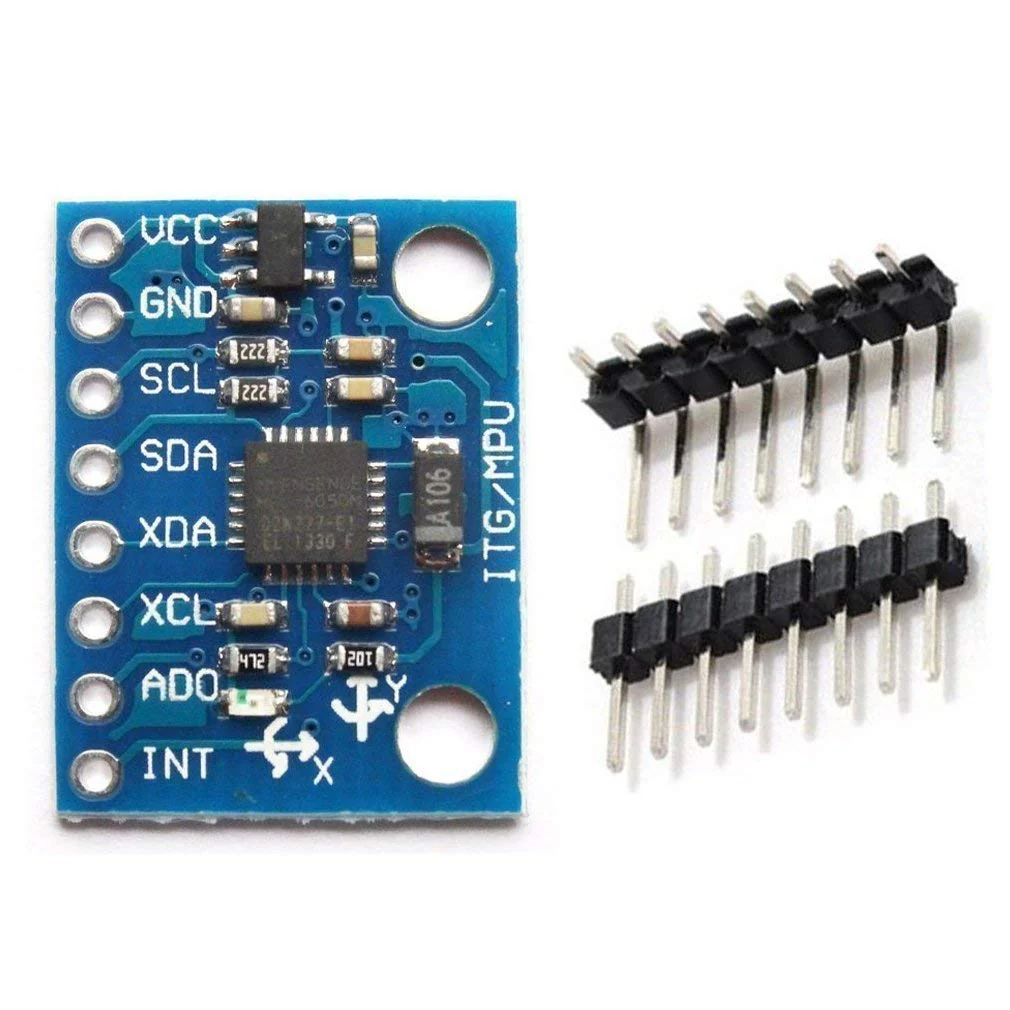Hailege 3pcs MPU-6050 MPU6050 GY-521 3-Axis Accelerometer Gyroscope Module 6-DOF 6-Axis Accelerometer Gyroscope Sensor Module 16-Bit AD Converter Data Output IIC I2C - Image 2
