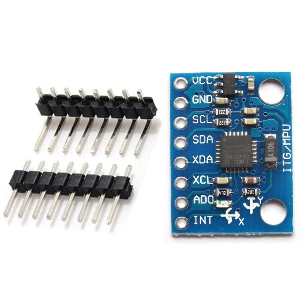 Hailege 3pcs MPU-6050 MPU6050 GY-521 3-Axis Accelerometer Gyroscope Module 6-DOF 6-Axis Accelerometer Gyroscope Sensor Module 16-Bit AD Converter Data Output IIC I2C - Image 3