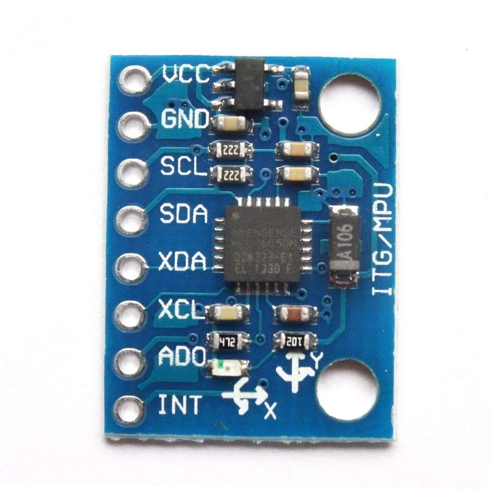Hailege 3pcs MPU-6050 MPU6050 GY-521 3-Axis Accelerometer Gyroscope Module 6-DOF 6-Axis Accelerometer Gyroscope Sensor Module 16-Bit AD Converter Data Output IIC I2C - Image 4