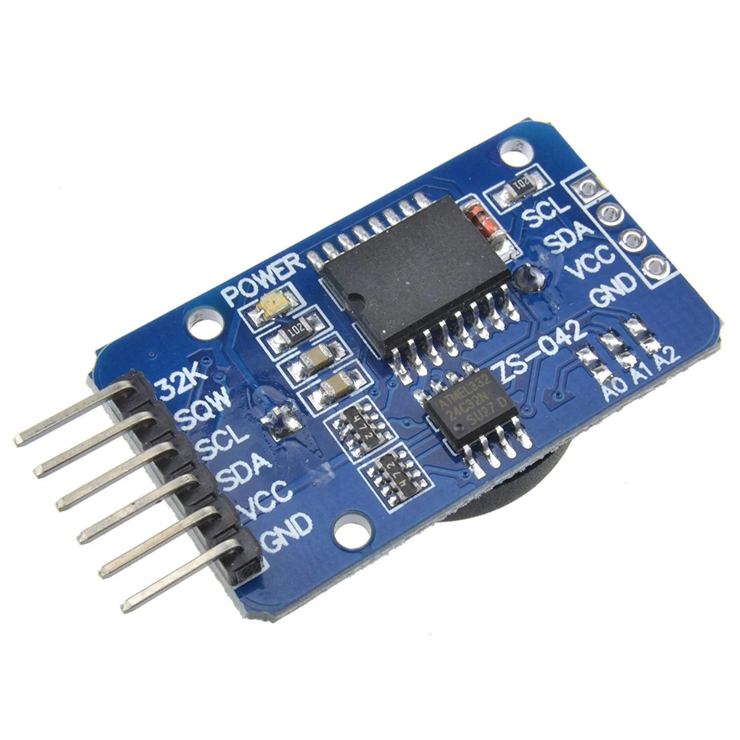 Hailege 5pcs Real Time Clock RTC Module Clock Module Real Time Clock Module IIC RTC Module without Battery - Image 3
