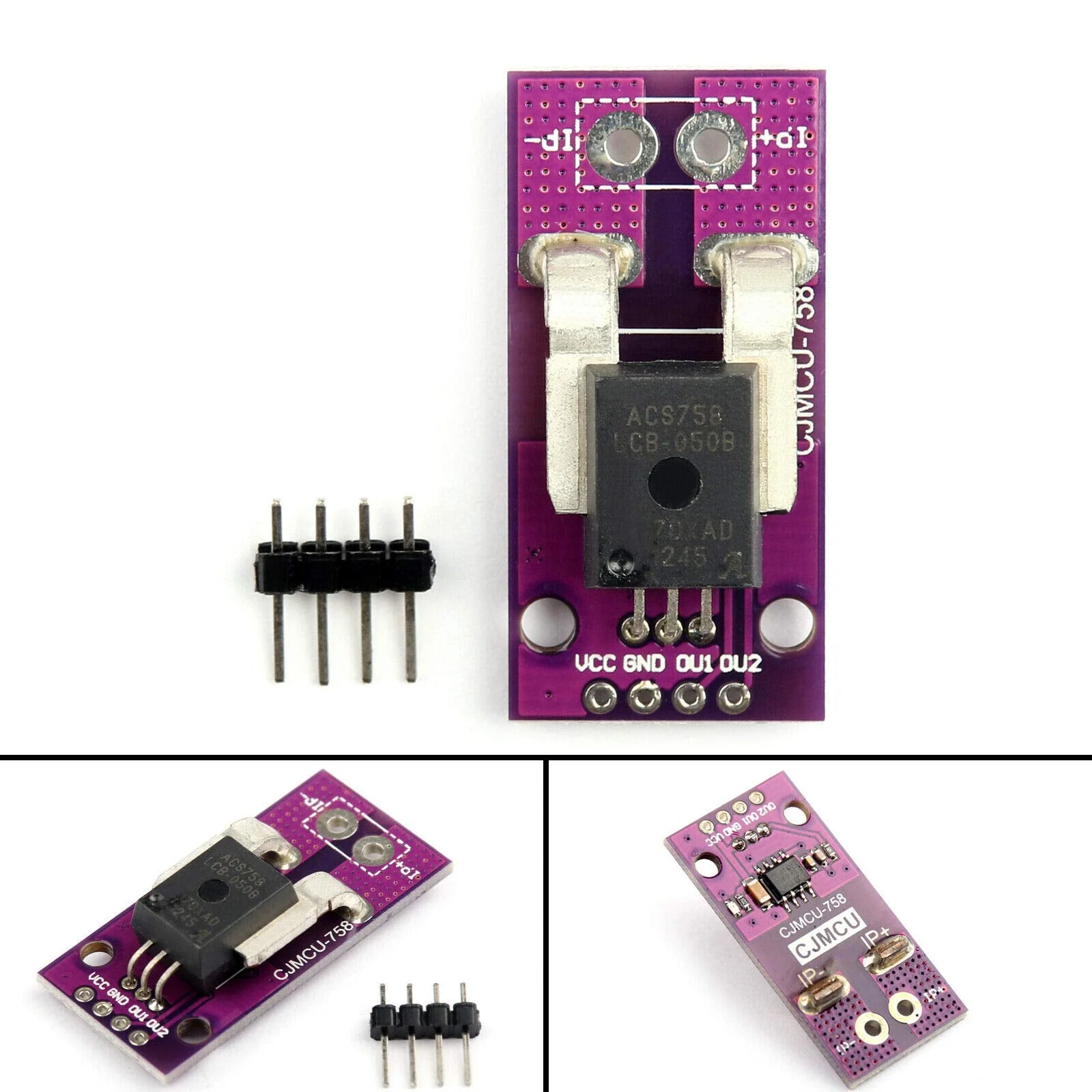 Hailege ACS758 ACS758LCB-050B-PFF-T 50A Linear Current Sensor ACS758LCB Current Module 120 kHz Bandwidth 3-5.5V - Image 2