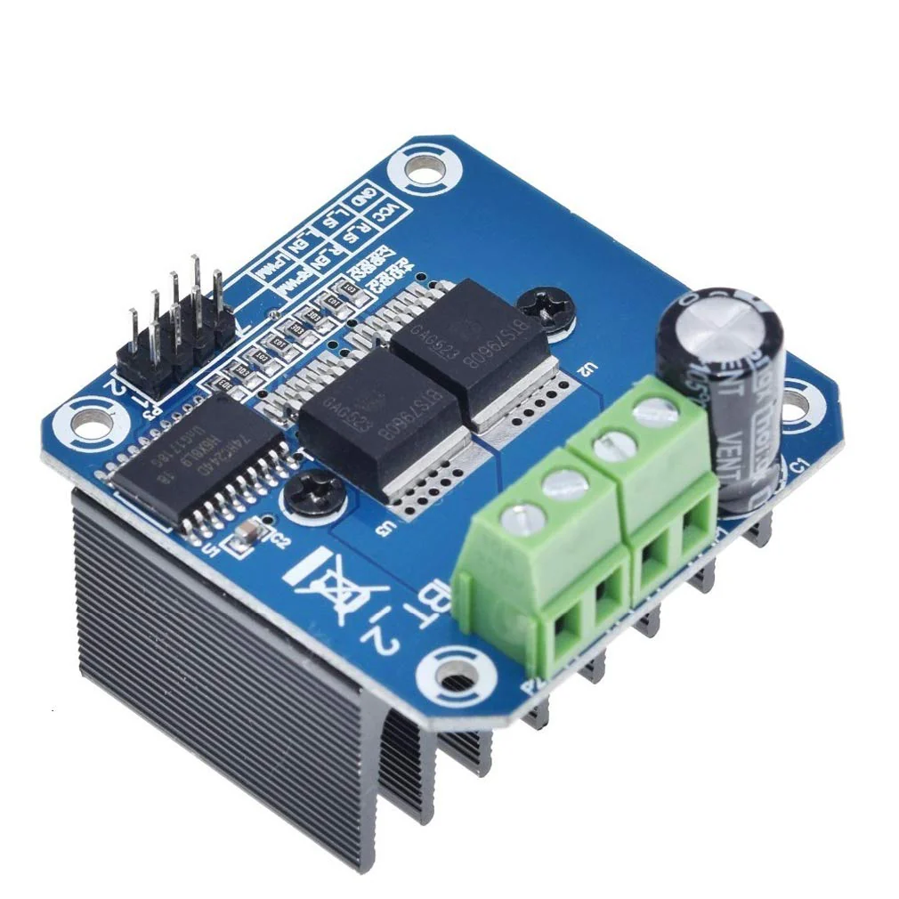 Hailege BTS7960 43A Dual H-Bridge Stepper Motor Drive Current Limit Control Semiconductor Refrigeration PWM for Smart Car Motor Drive - Image 2