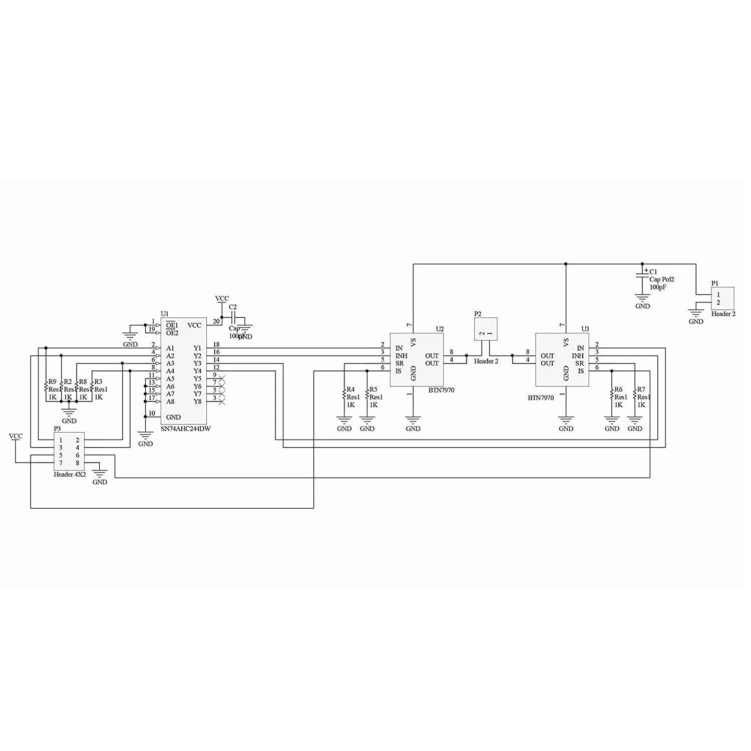 Hailege BTS7960 43A Dual H-Bridge Stepper Motor Drive Current Limit Control Semiconductor Refrigeration PWM for Smart Car Motor Drive - Image 7