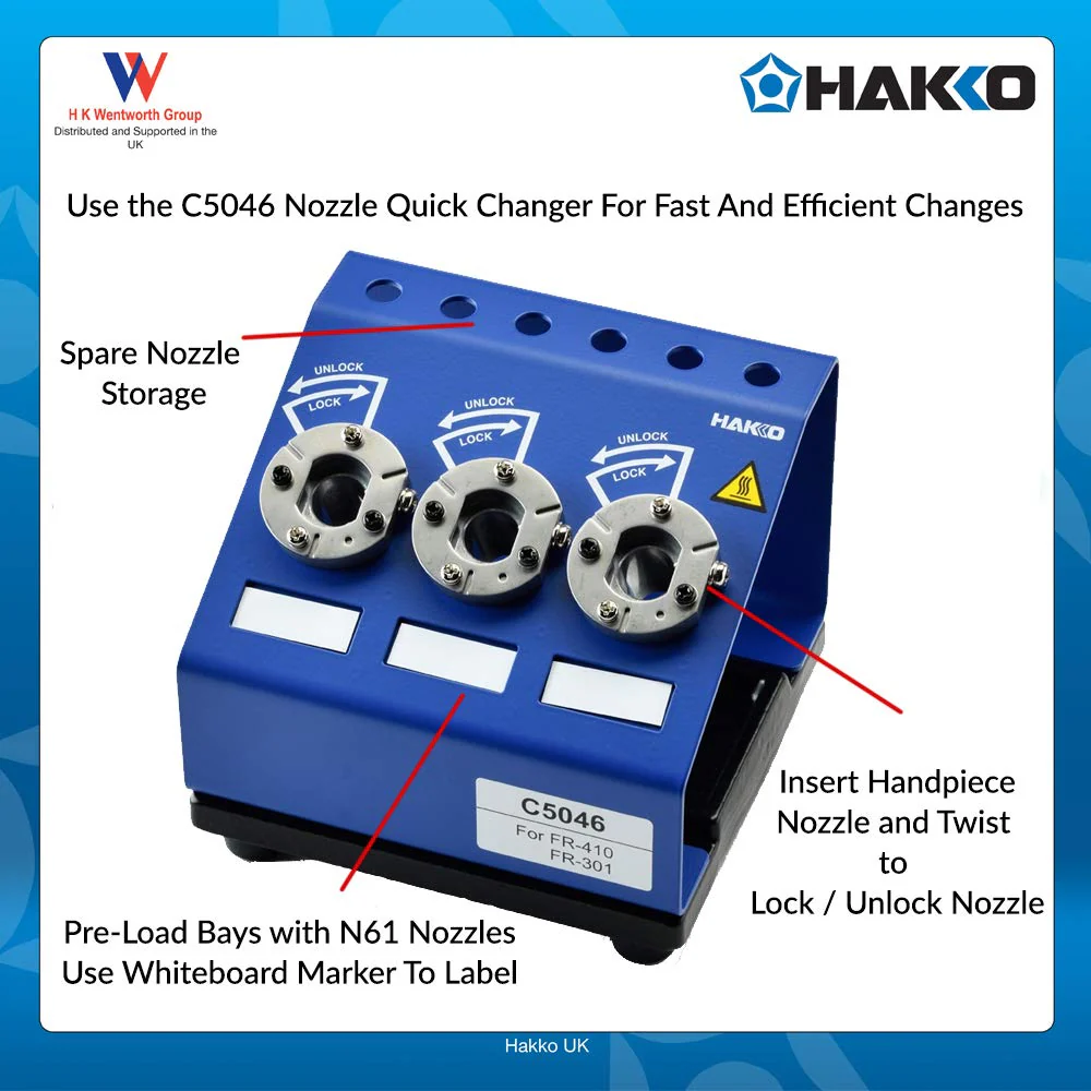 Hakko N61-09 1.3mm Desoldering Nozzle Standard Type - Image 5