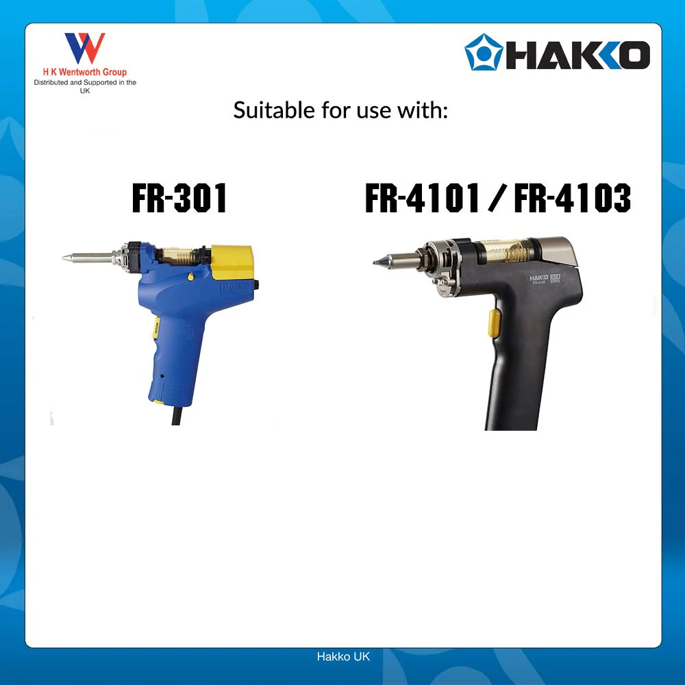 Hakko N61-10 Desoldering Nozzle, 1.6mm, Silver Standard Type - Image 3