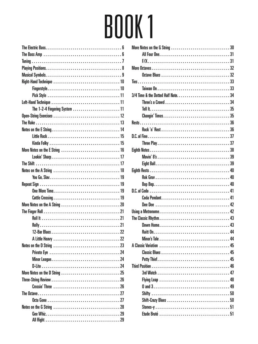 Hal Leonard Electric Bass Method – Complete Edition | Bass Guitar Sheet Music Book with Tablature | Learn to Play Bass for Beginners | Includes Books ... Songbook (Hal Leonard Bass Method) - Image 3
