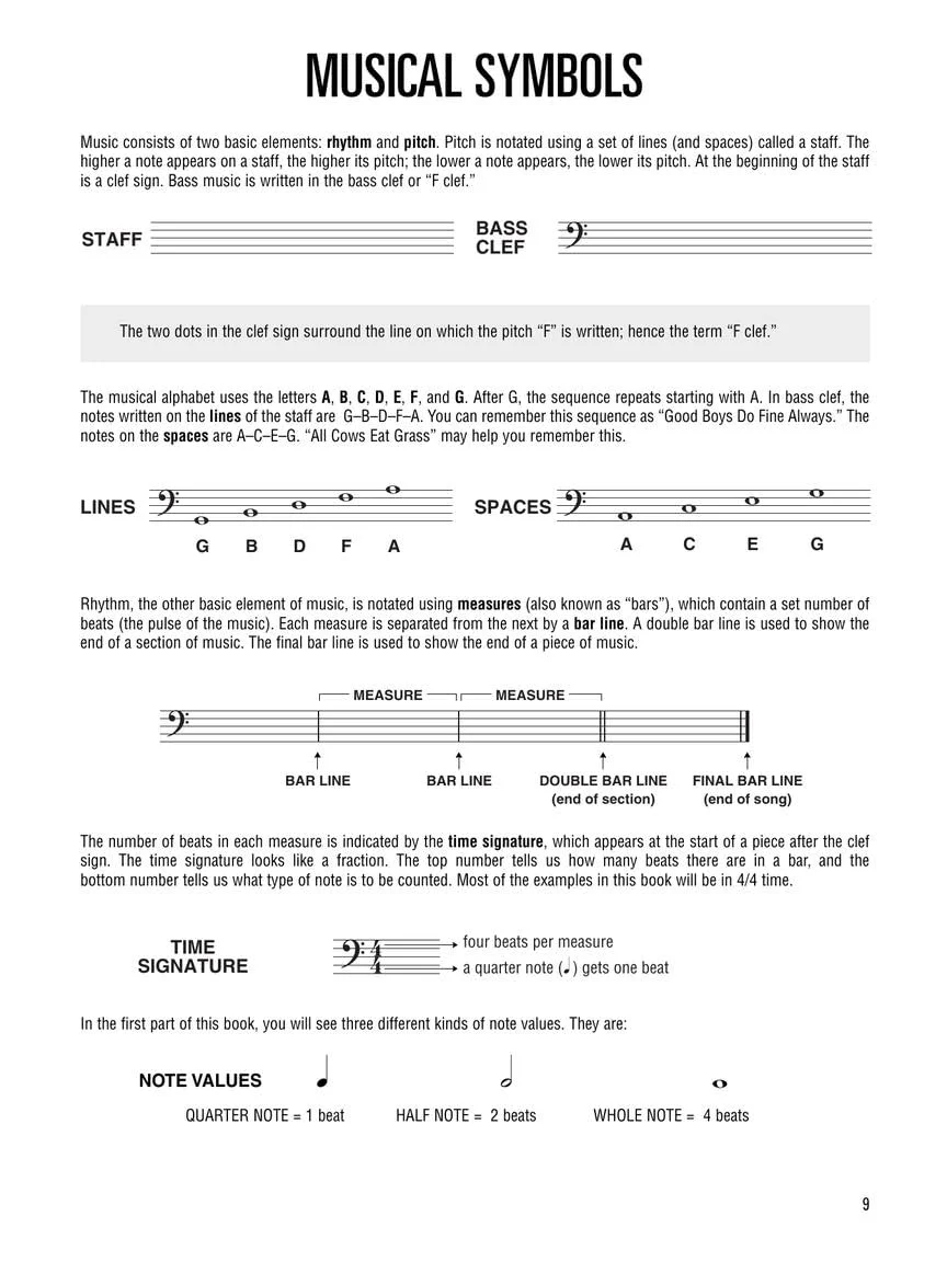 Hal Leonard Electric Bass Method – Complete Edition | Bass Guitar Sheet Music Book with Tablature | Learn to Play Bass for Beginners | Includes Books ... Songbook (Hal Leonard Bass Method) - Image 9