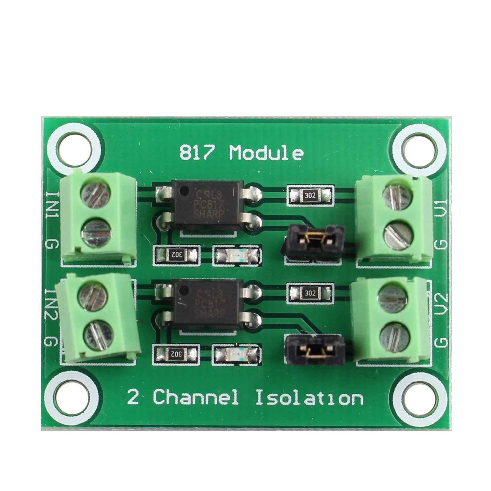 HALJIA PC817 Optocoupler 2 Way Voltage Insulation Board Voltage Control Switching Module - Image 3
