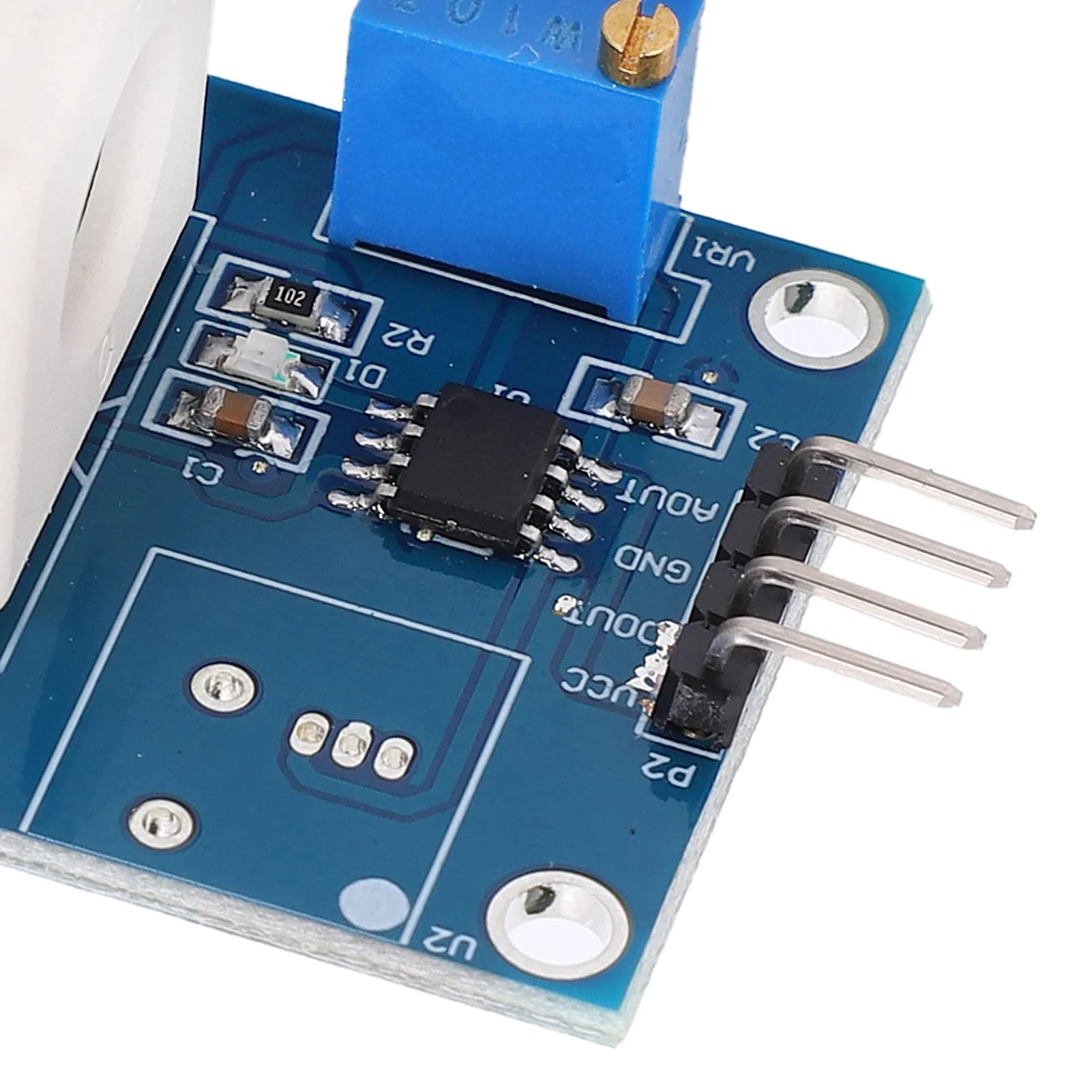 Hall Current Detection Sensor Module DC 5V 35A WCS1800 Short Circuit Overcurrent Protection Detector with Overcurrent LED Signal Display - Image 6