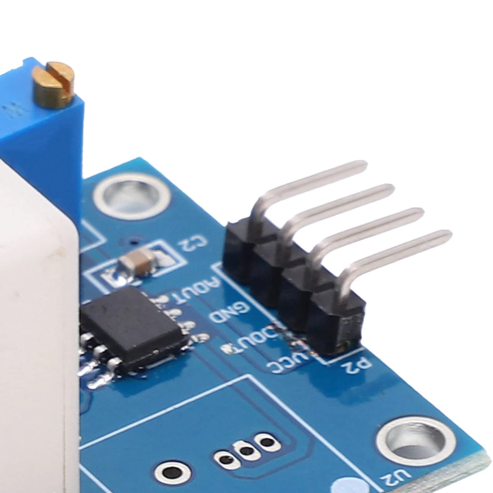 Hall Current Detection Sensor Module DC 5V 35A WCS1800 Short Circuit Overcurrent Protection Detector with Overcurrent LED Signal Display - Image 7