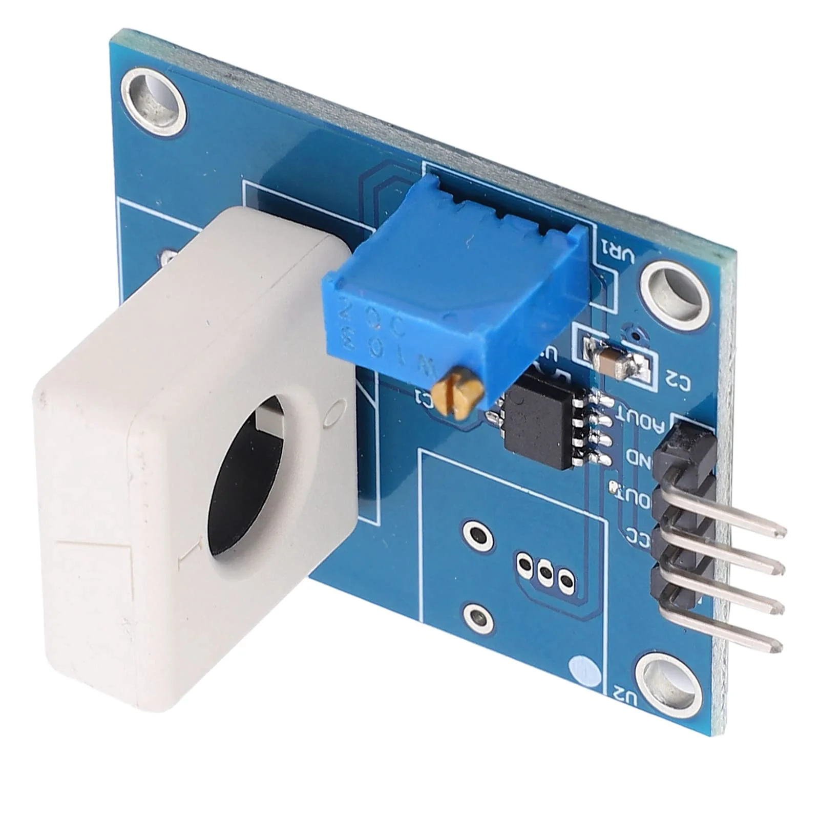 Hall Current Detection Sensor Module DC 5V 35A WCS1800 Short Circuit Overcurrent Protection Detector with Overcurrent LED Signal Display - Image 8