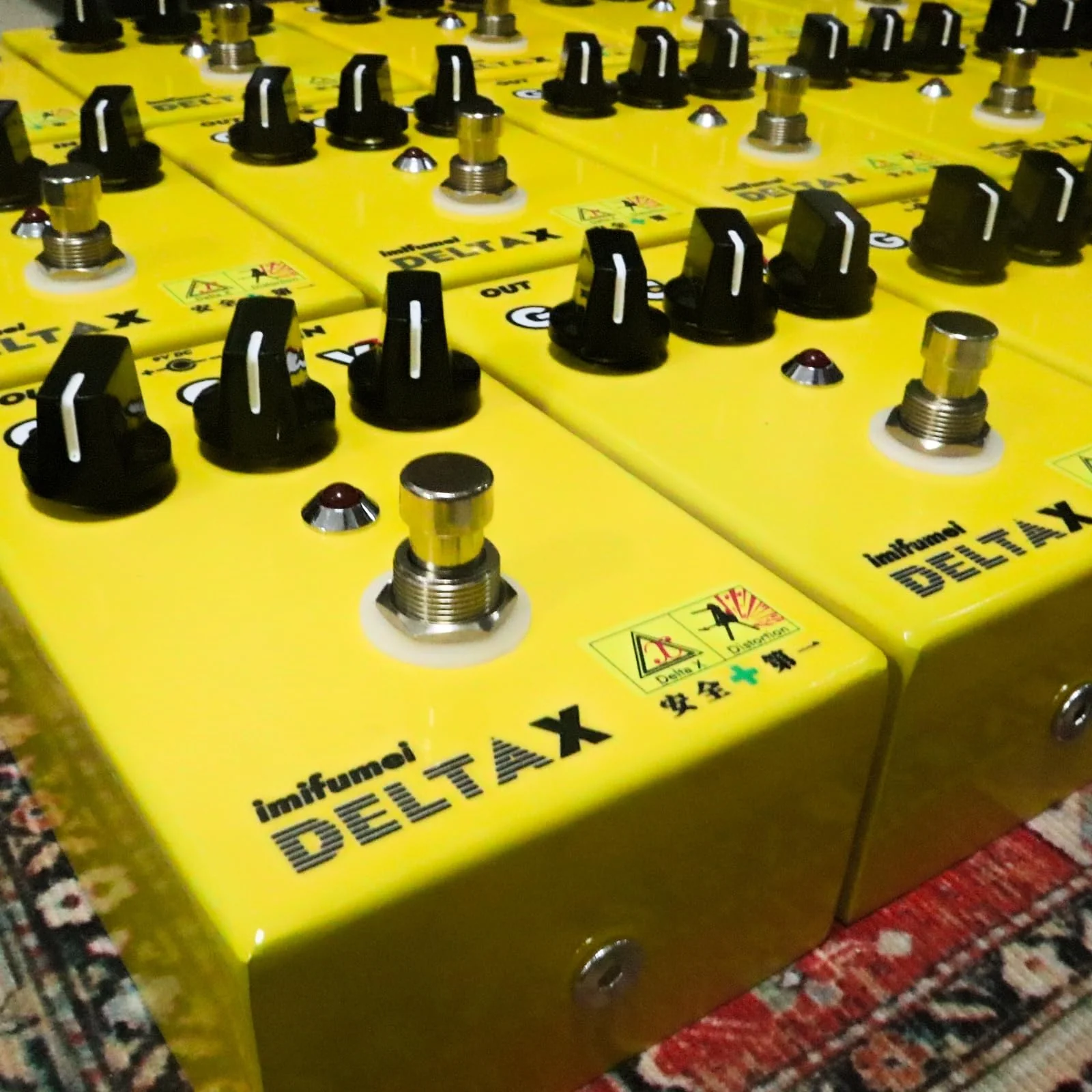 Hand-made distortion Guitar Pedal Distortion+ PEDAL True Bypass, DC 9V, Pedal for Electric Guitar yellow - Image 3