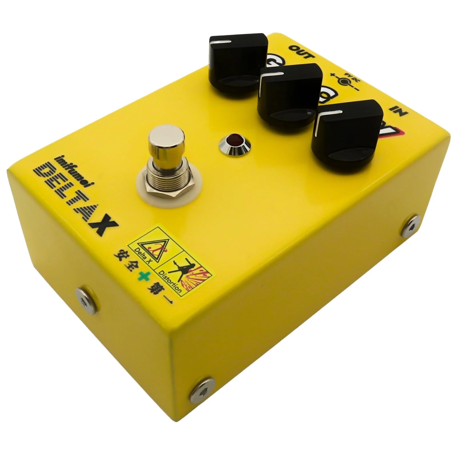 Hand-made distortion Guitar Pedal Distortion+ PEDAL True Bypass, DC 9V, Pedal for Electric Guitar yellow - Image 7
