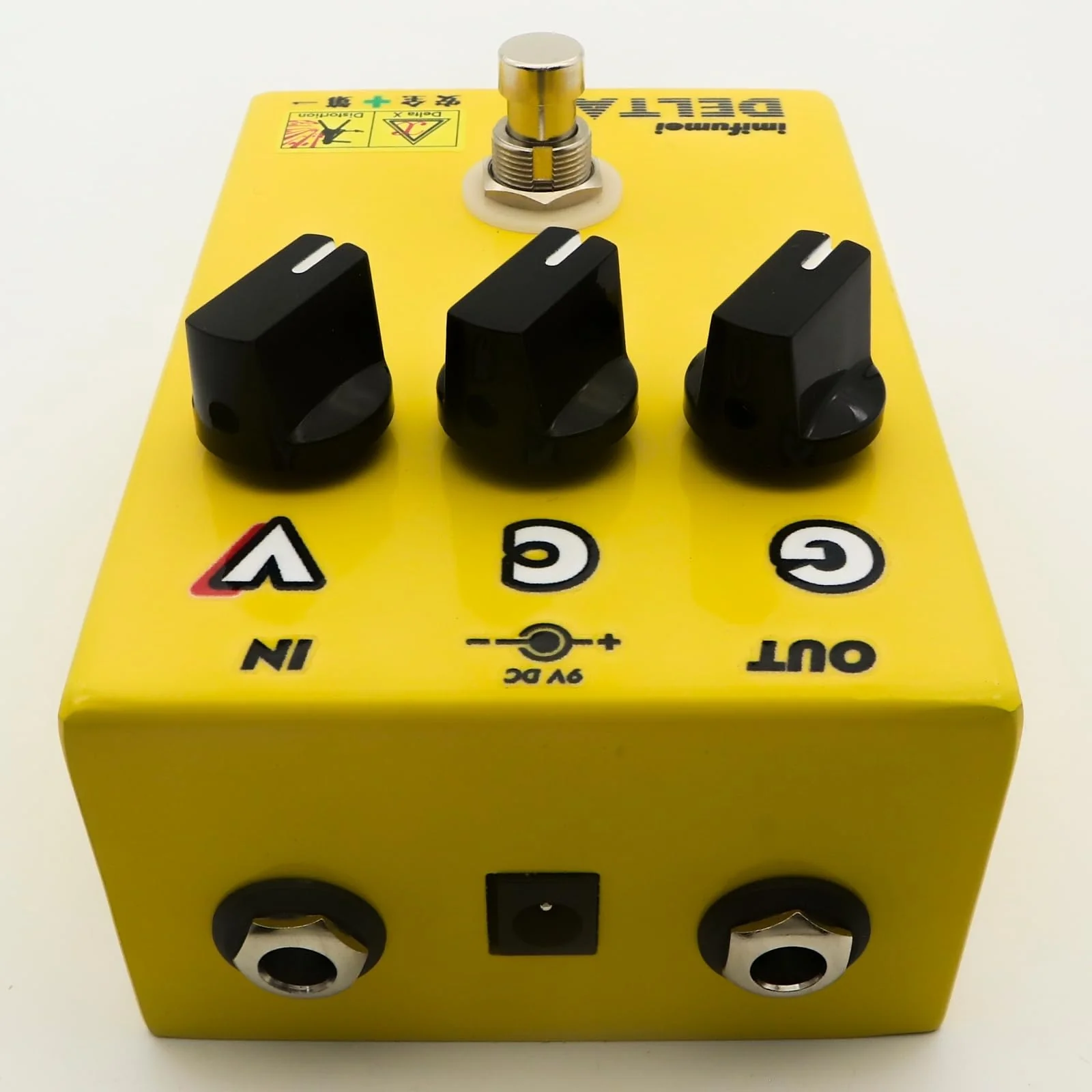 Hand-made distortion Guitar Pedal Distortion+ PEDAL True Bypass, DC 9V, Pedal for Electric Guitar yellow - Image 8