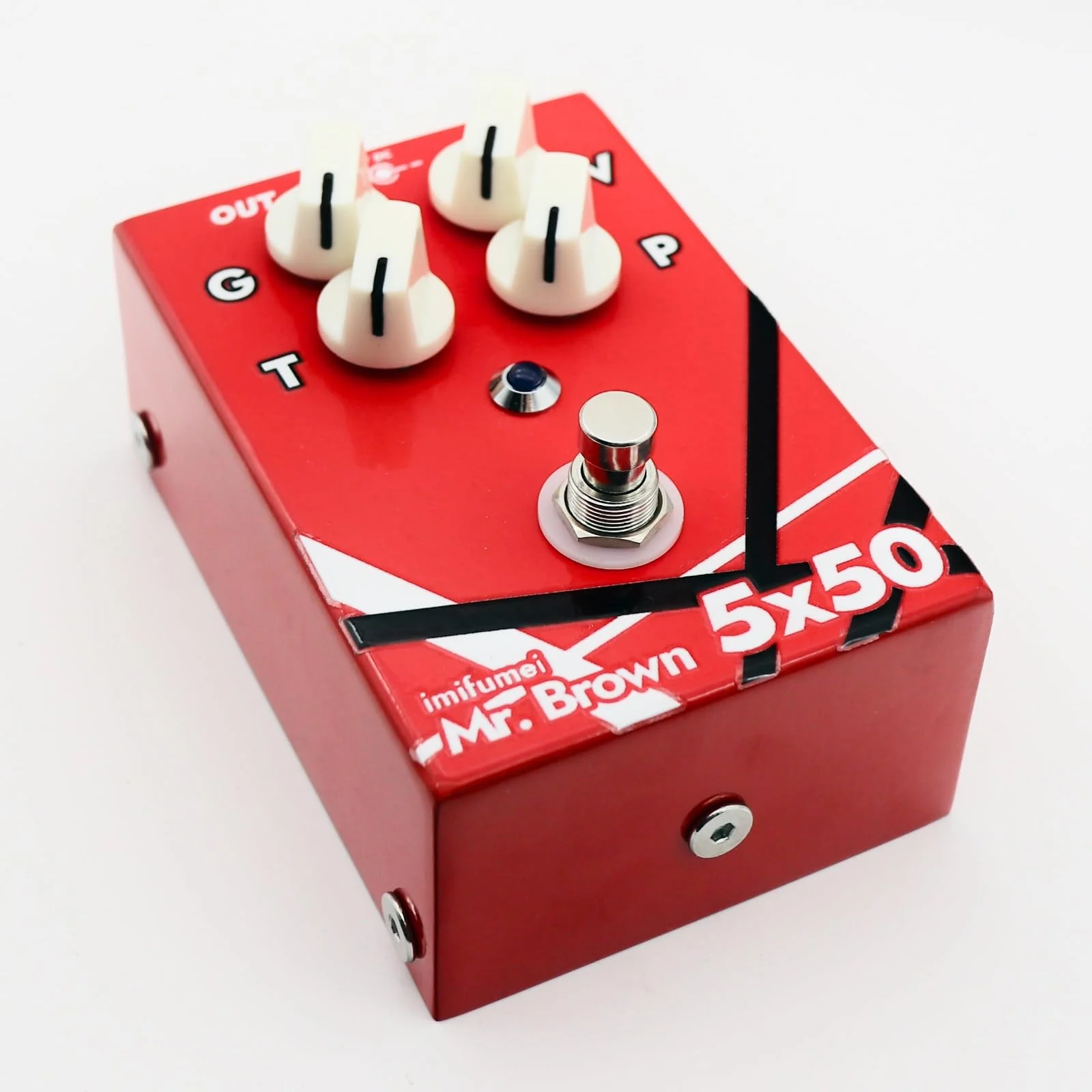Hand-made distortion Pedal, classic High Gain distortion Guitar Pedal from Crunch to Heavy Metal, True Bypass, DC 9V, Pedal for Electric Guitar RED - Image 4