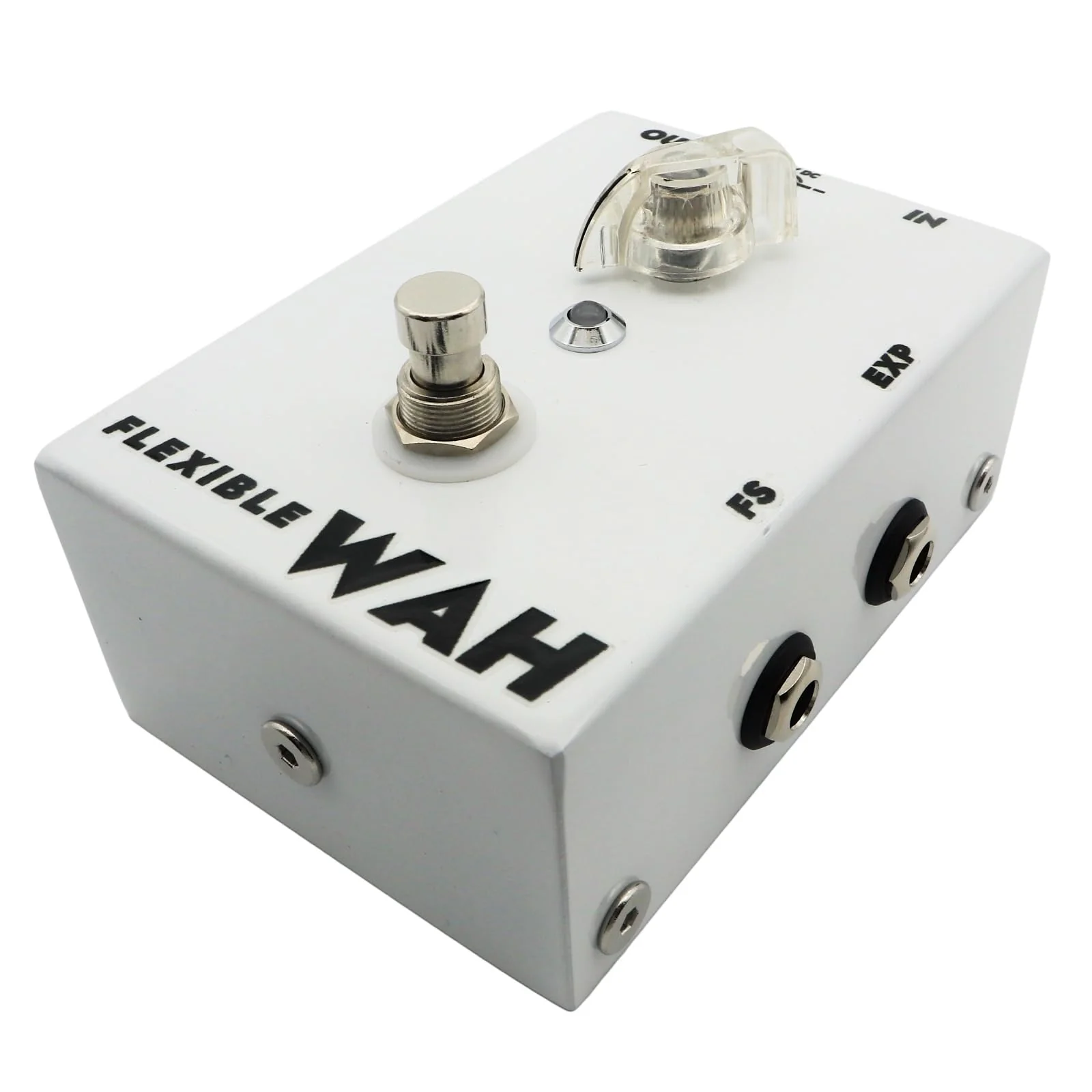 Hand-made Wah Pedal, multi-function wah pedal with EXP/FS Jack, True Bypass, DC 9V, Pedal for Electric Guitar White - Image 6