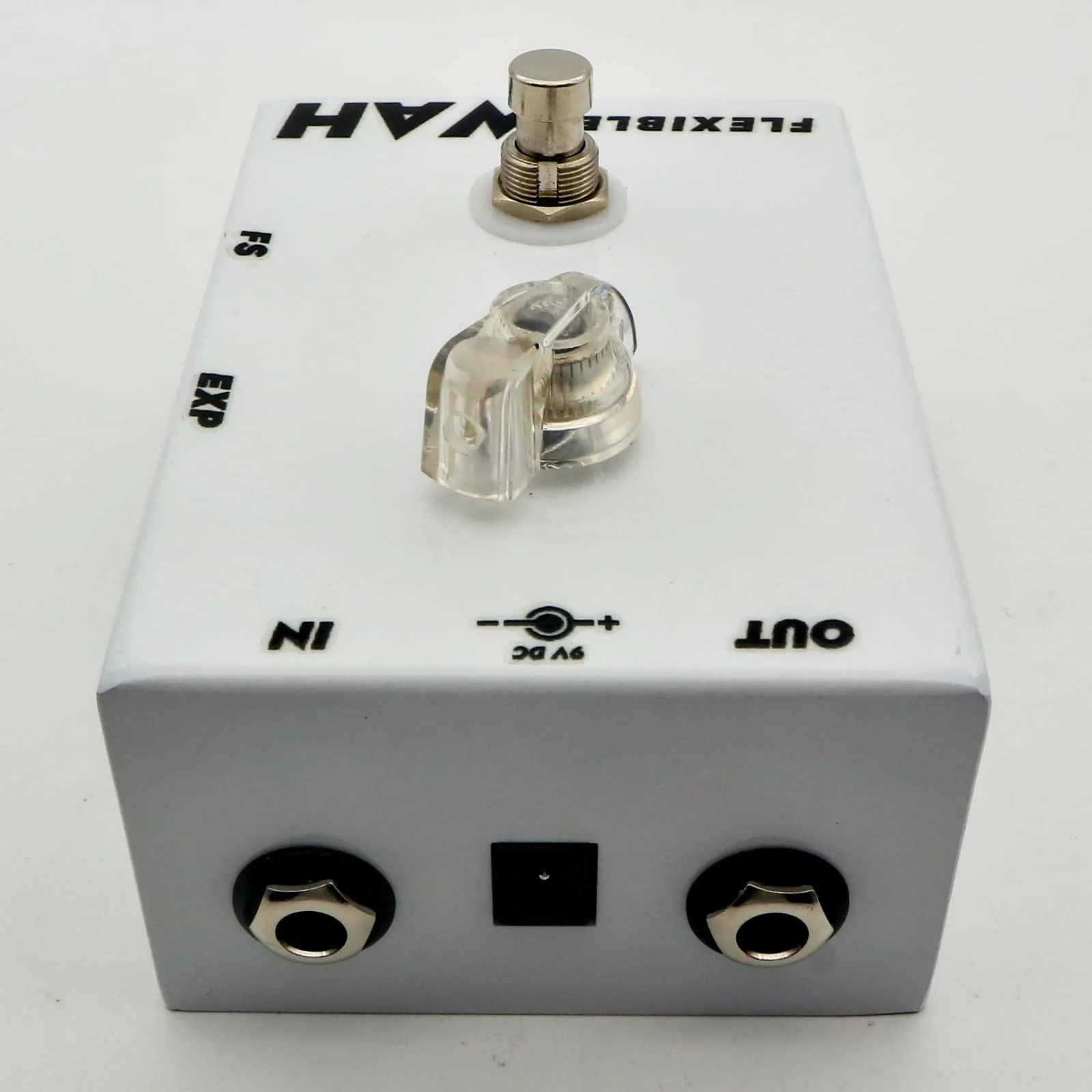 Hand-made Wah Pedal, multi-function wah pedal with EXP/FS Jack, True Bypass, DC 9V, Pedal for Electric Guitar White - Image 7