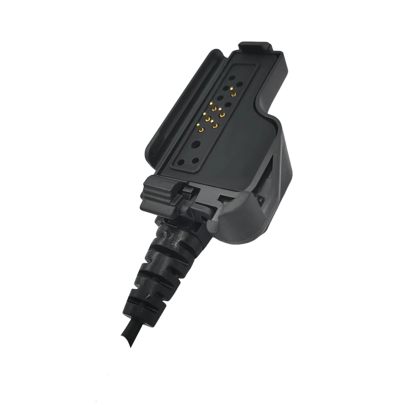 Hand Shouler Mic with 3.5mm Police Handmic Lapel Microphone Radio Remoter Speaker for Motorola xts 5000 5000r 2500 2500i 2250 1500 3000 3500 4250 ht1000 cts stx xds xps Series (Black) Black - Image 2