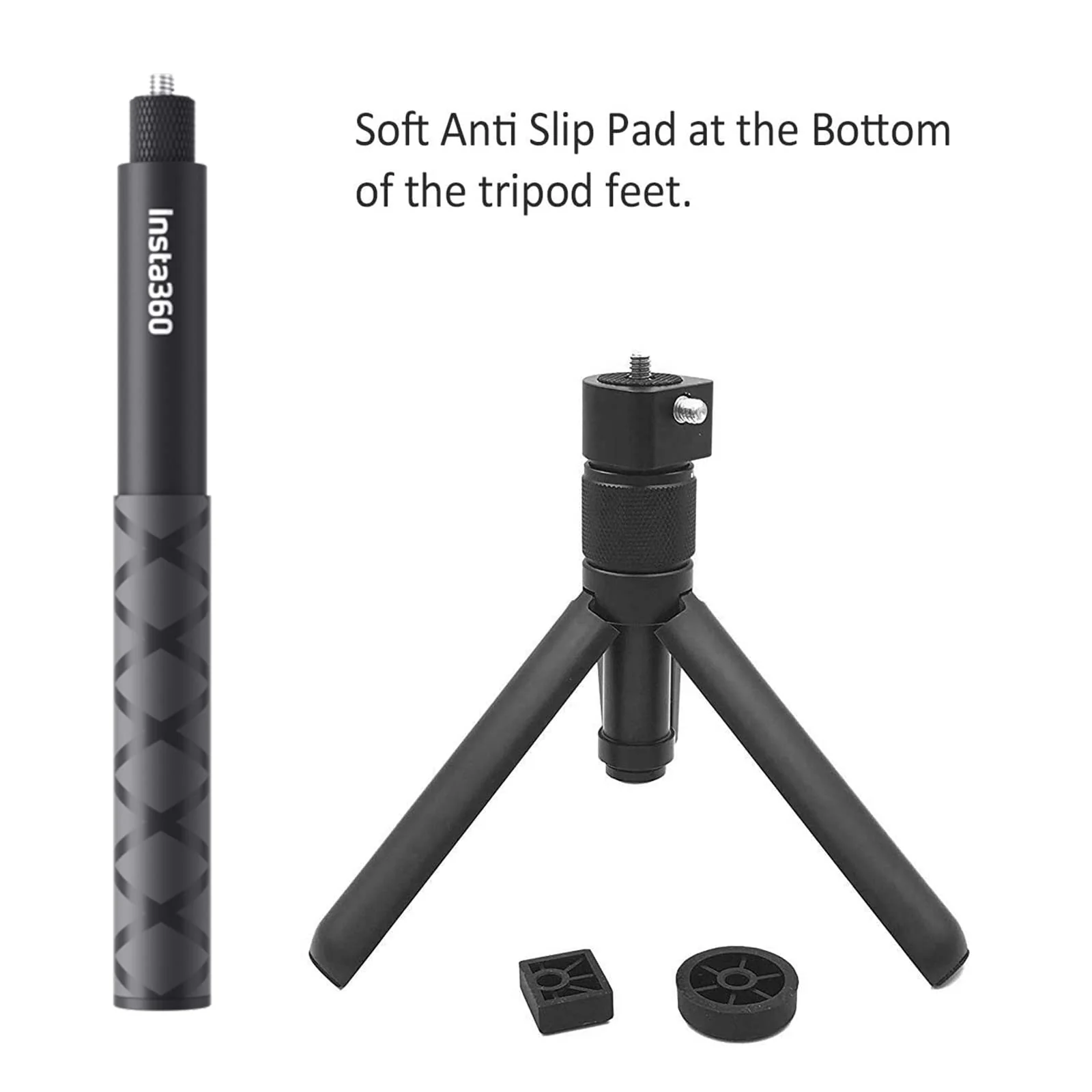 Handheld Camera Selfie Stick and Tripod for Insta360 Bullet Time Bundle,Compatible with Insta360 X3/ One X2/One RS/One R/One Accessories - Image 2