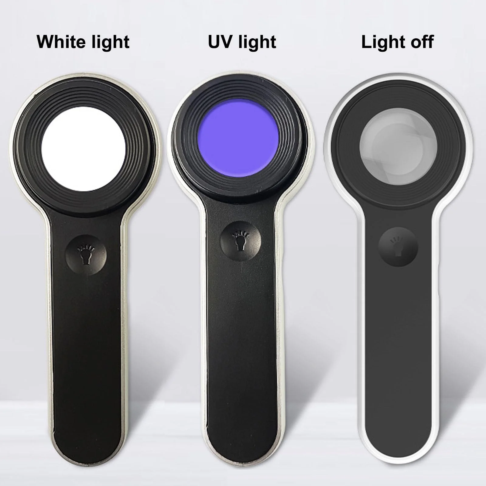 Handheld Magnifier Loupe 60x with UV and LED Lights, USB Rechargeable Illuminated Jewelers Loupe Optical Glass Magnifying Glass for Diamond, Jewelry, Coins, Stamps, Currency, Circuit Board - Image 5