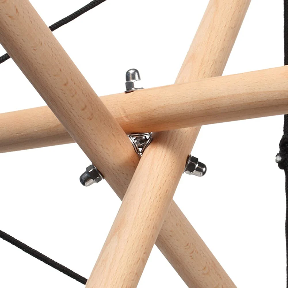 Handpan Drum Stand, Steel Tongue Drum Bracket, Solid Beech Wood Adjustable Tripod Structure Drum Holder, Snare Holder Bracket for 12 to 22 Inch Percussion Instrument(Wood Color) wood color - Image 5