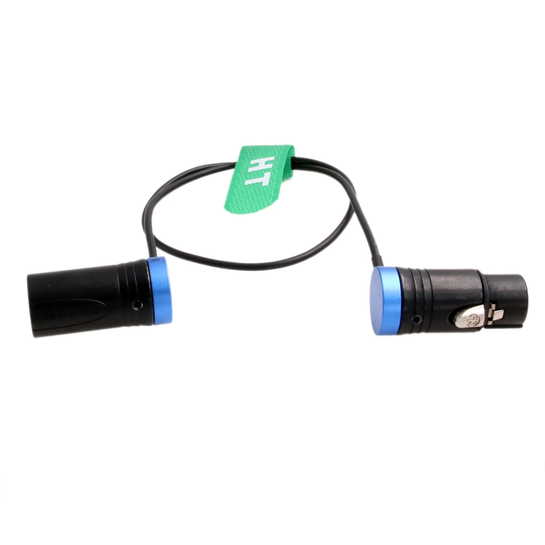 HangTon Audio Cable Low-Profile XLR 3 Pin Male to Female for Mic Camera Sound Devices 888 633 Zaxcom Zoom Audio Recorder Blue 20" - Image 3