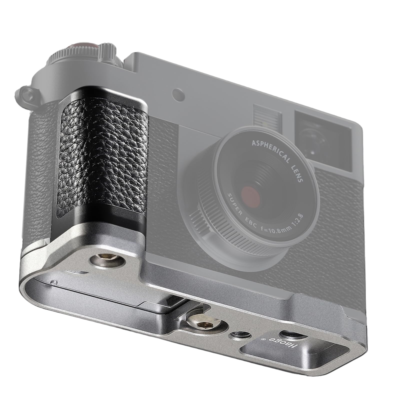Haoge Handle HandGrip for Fujifilm x Half Camera Body Accessories L-Shape Grip Bracket Plate HG-XHALF-S Silver-Plate - Image 9