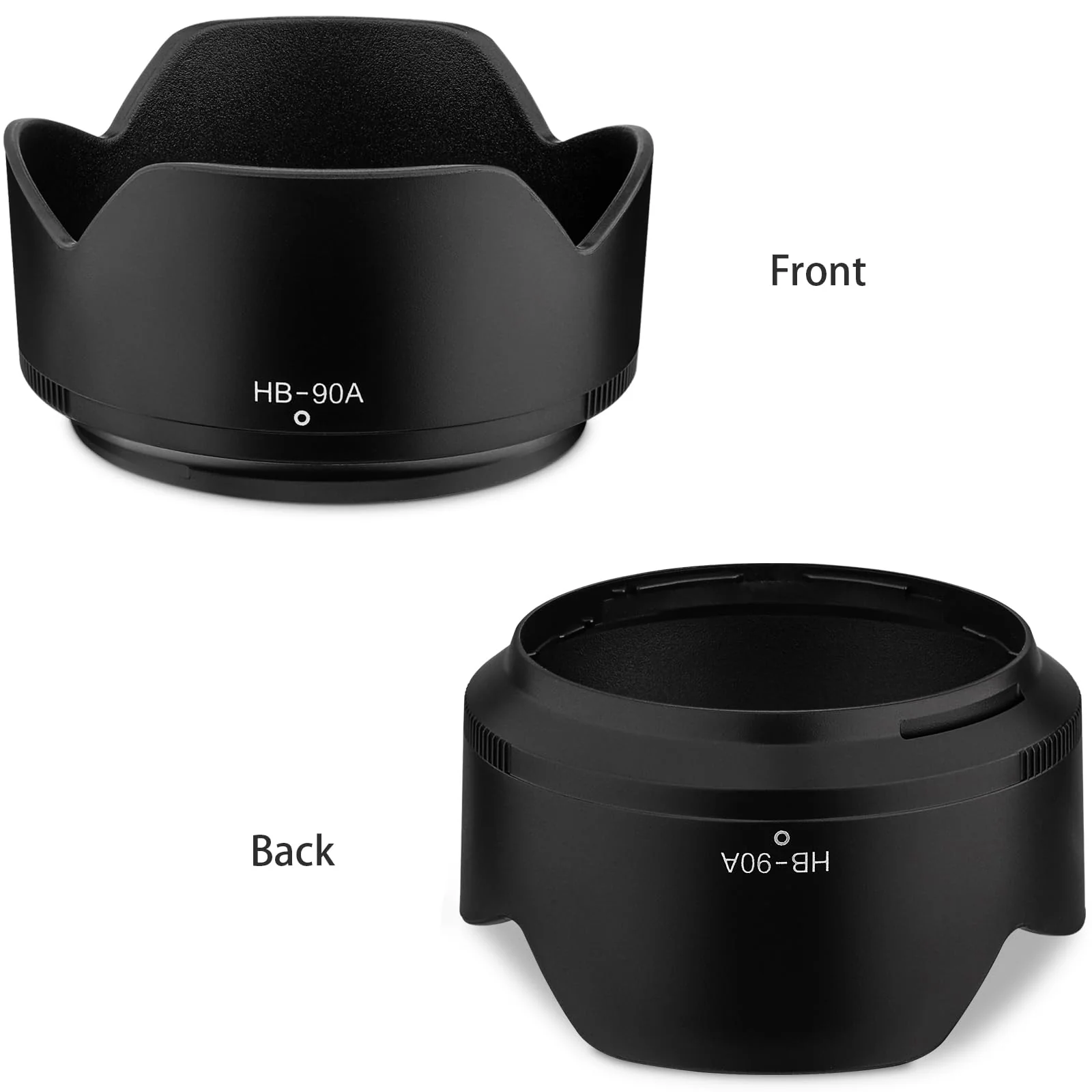 Haoge HB-90A Bayonet Lens Hood for Nikon Nikkor Z DX 50-250mm f/4.5-6.3 VR Lens Replaces Nikon HB90A - Image 3