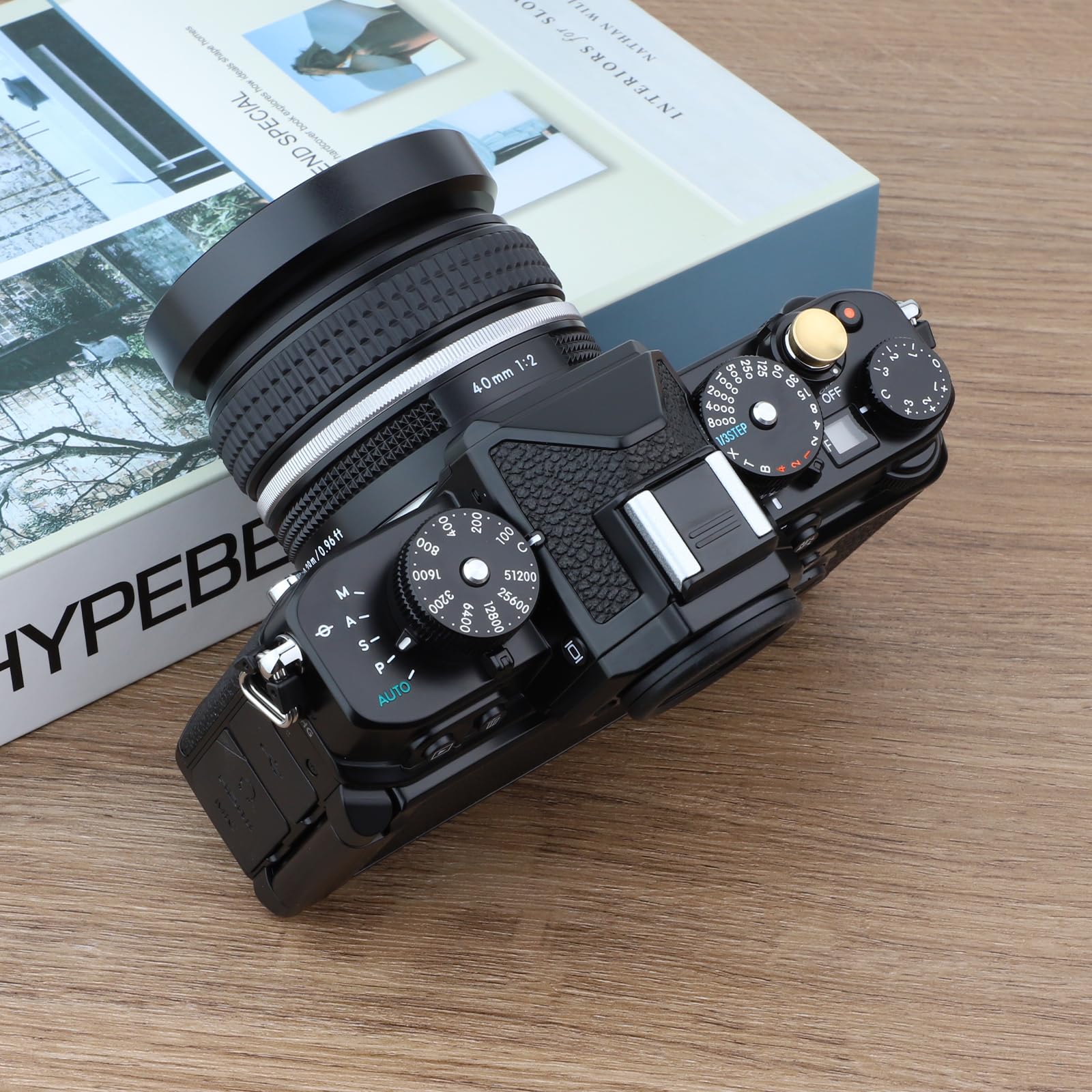 Haoge Metal Lens Hood for Nikon NIKKOR Z 40mm f/2, Z 28mm f/2.8, Z 28mm f/2.8 (SE) Lens,Screw Hood, Compatible with 52mm UV Filters and 52mm Lens Cap - Image 3
