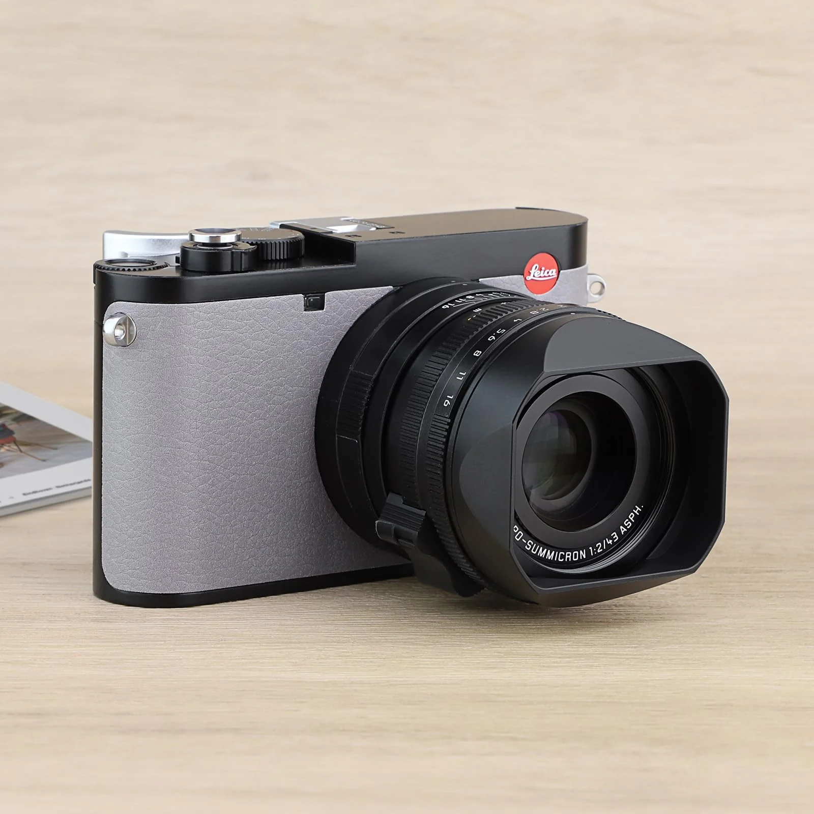 Haoge Metal Square Lens Hood for Leica Q3 Q3-43 Camera Accessories Black LH-LQ343B Black Square for Q3/Q3-43 - Image 2