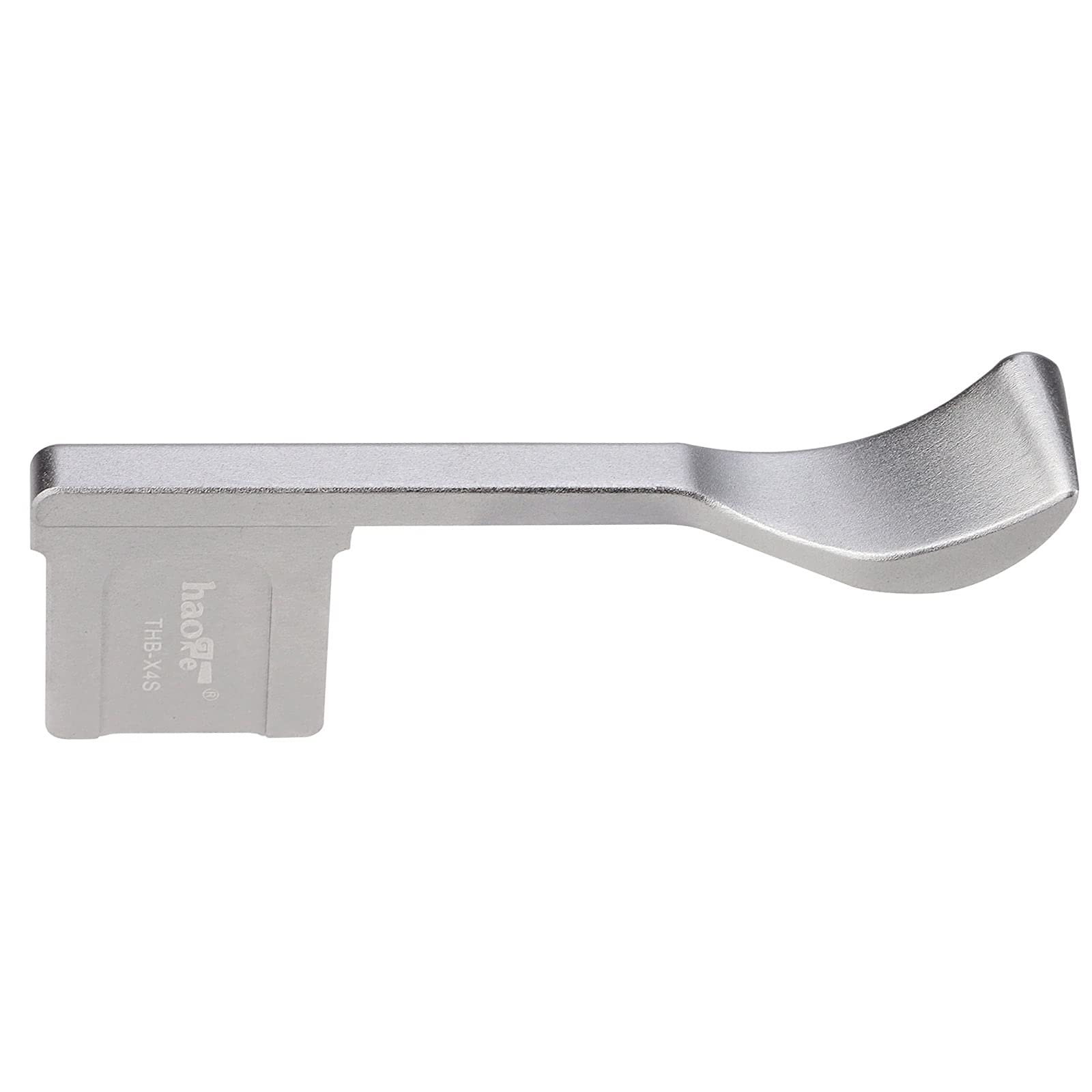 Haoge THB-X4S Hand Grip Metal Hot Shoe Thumb Up Rest for Fujifilm Fuji X-E4 Camera Silver - Image 7