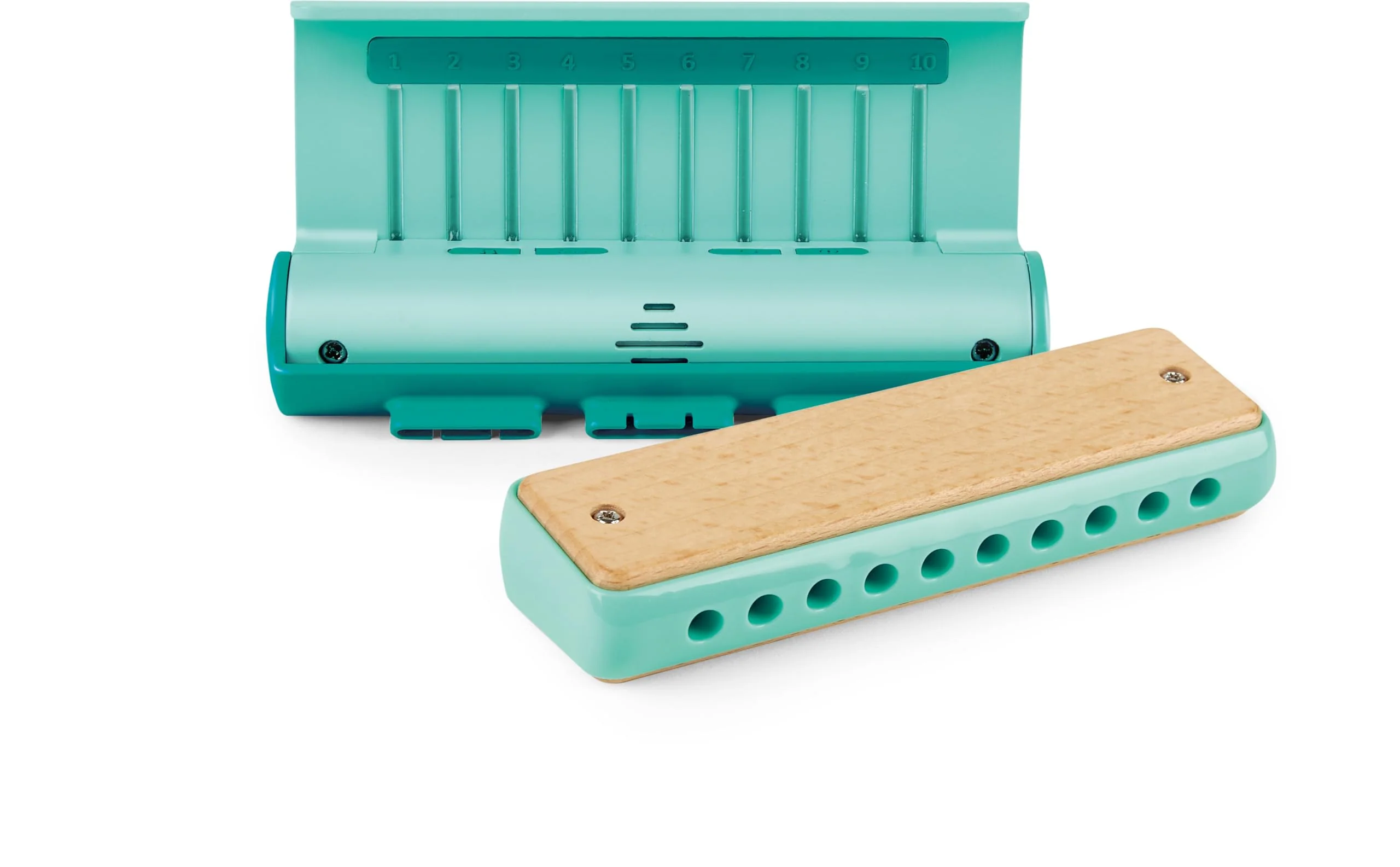 Hape Learn with Lights Harmonica | USB Charging Capabilities | Leaning and Band Mode | Musical Instrument - Image 3