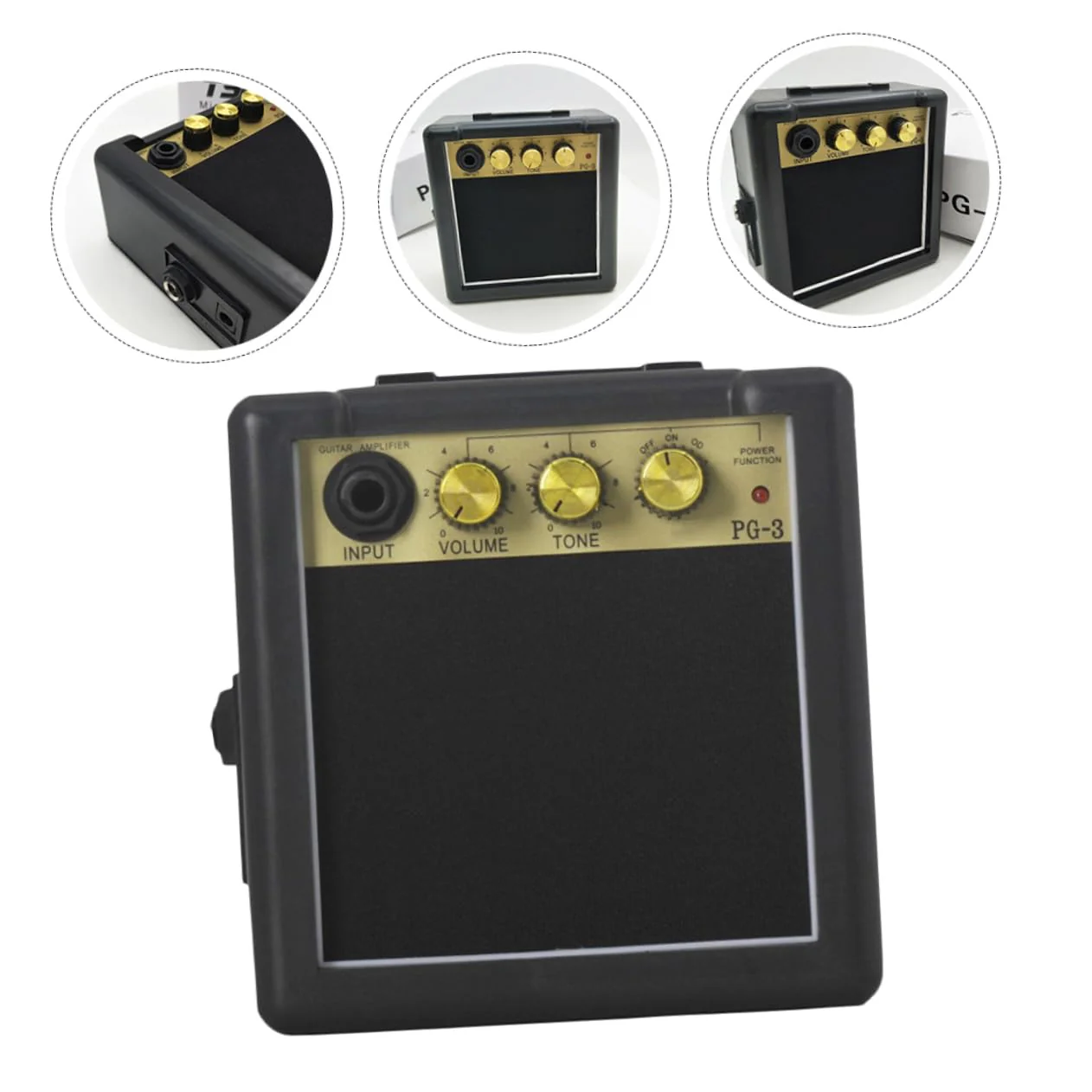 Happyyami Mini Guitar Amplifier Portable Compact Guitar Speaker Mini Loudspeaker for Acoustic and Electric Guitar - Image 8