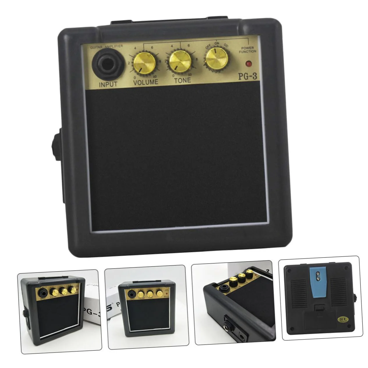 Happyyami Mini Guitar Amplifier Portable Compact Guitar Speaker Mini Loudspeaker for Acoustic and Electric Guitar - Image 9