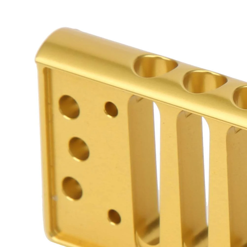 Harmonica Comb, Aluminum Alloy Comb Harmonica Part for Hohne SP20 Blues HormonicaComb Accessory 10 Hole Blues Harp Comb(gold) gold - Image 9