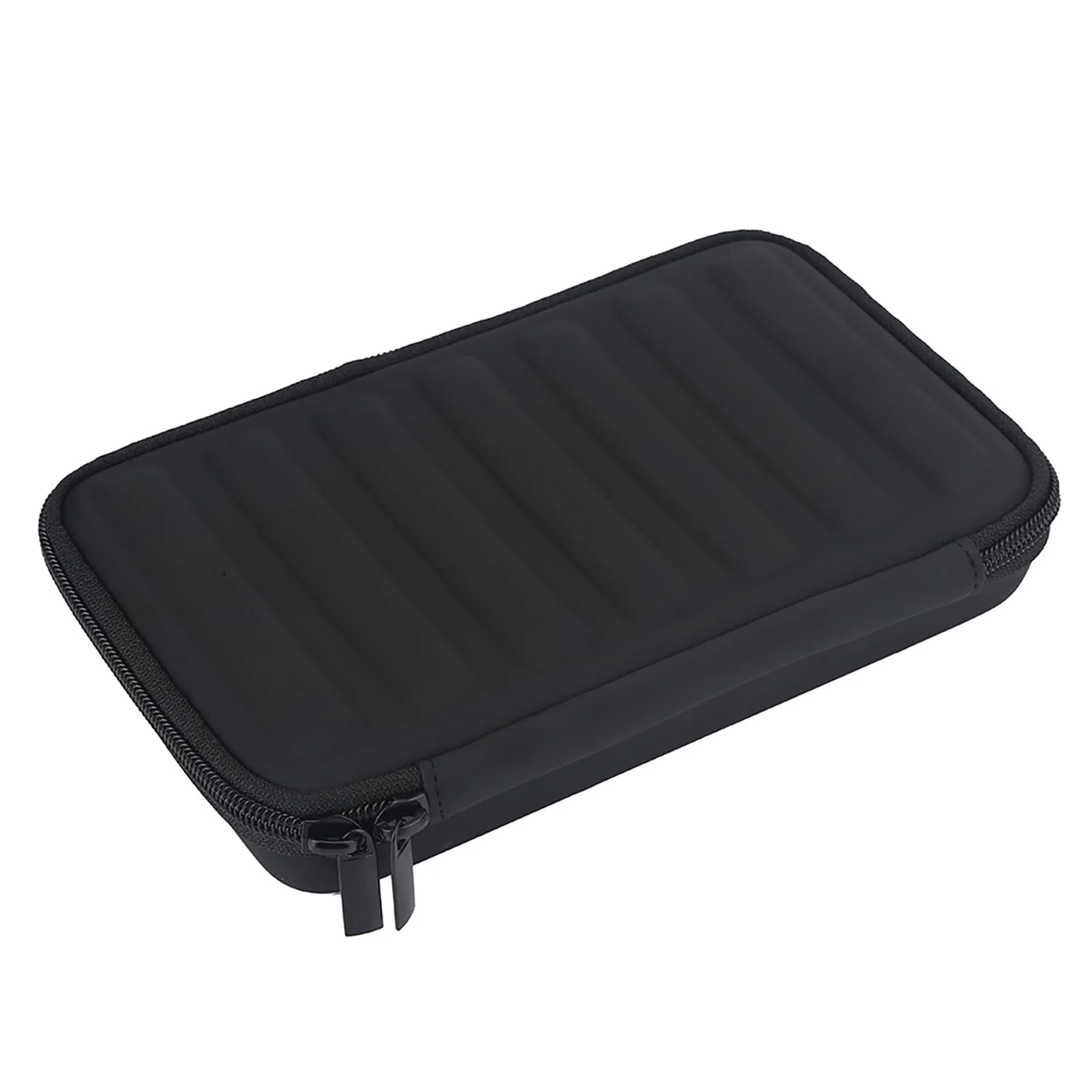 Harmonica Storage Bag Zippered Case 7 Harmonicas PU Leather Black Lightweight Portable Fits Harmonica Lovers - Image 2