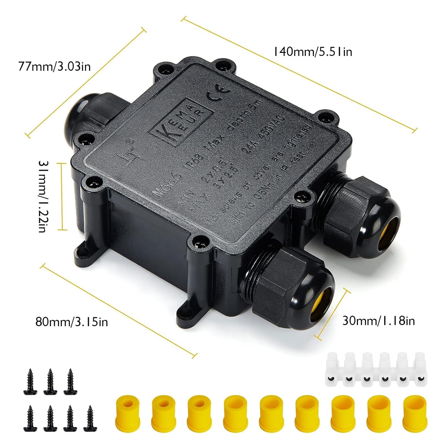 Hausprofi Junction Box 3 Wege - Image 2