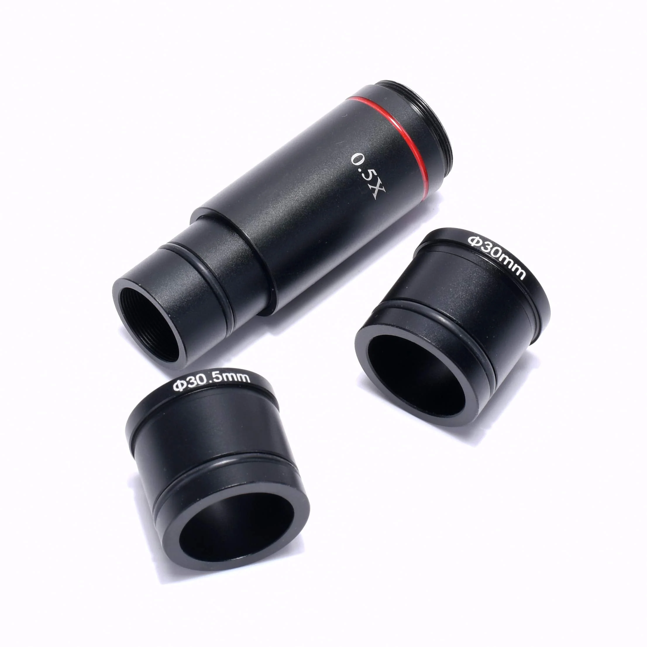 HAYEAR 0.5X Reduction Lens Eyepiece Lens 23.2mm Mounting with 30mm 30.5mm Ring Adapter Applicable for Biomicroscope Stereo Microscope - Image 2