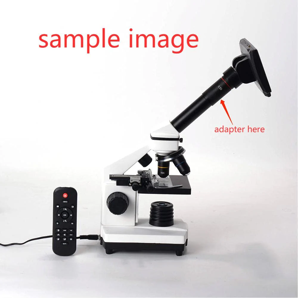 HAYEAR 0.5X Reduction Lens Eyepiece Lens 23.2mm Mounting with 30mm 30.5mm Ring Adapter Applicable for Biomicroscope Stereo Microscope - Image 8
