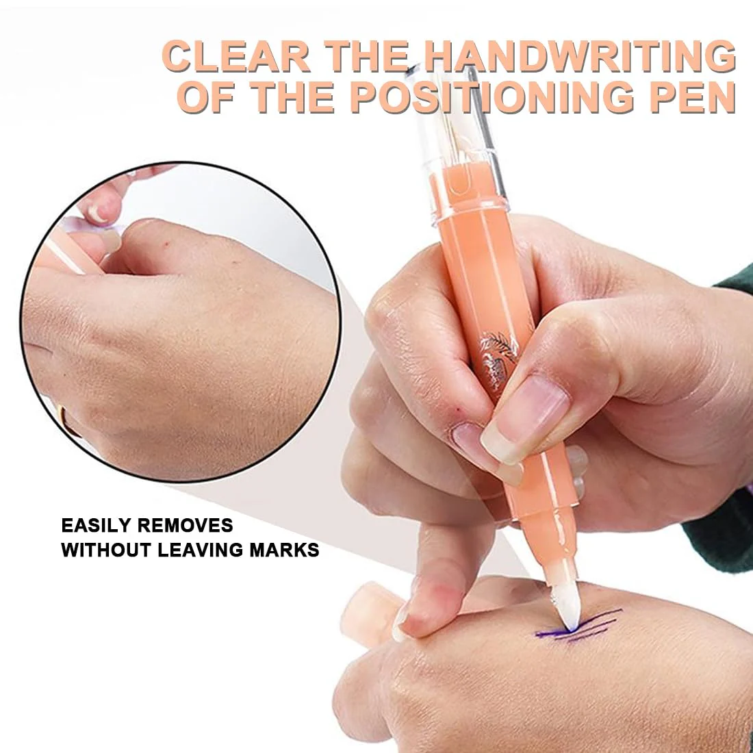 HAZMA 1 Tattoo Pen Set Includes a Double-Headed Tattoo Pen and a Tattoo Eraser, Temporary Tattoo Markers for Skin, Tattoo Pens for the Skin, Skin Marking Pen - Image 5