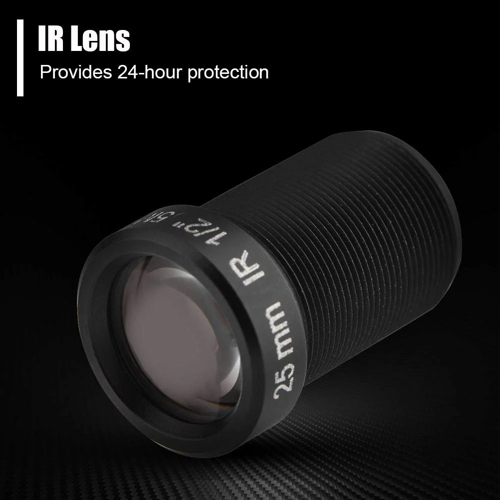 HD CCTV Camera Lens, 5 Million Pixels and 25mm Focal Length Have IR Night Vision Function Universal Compatibility Gives You a 24-Hour Default - Image 3
