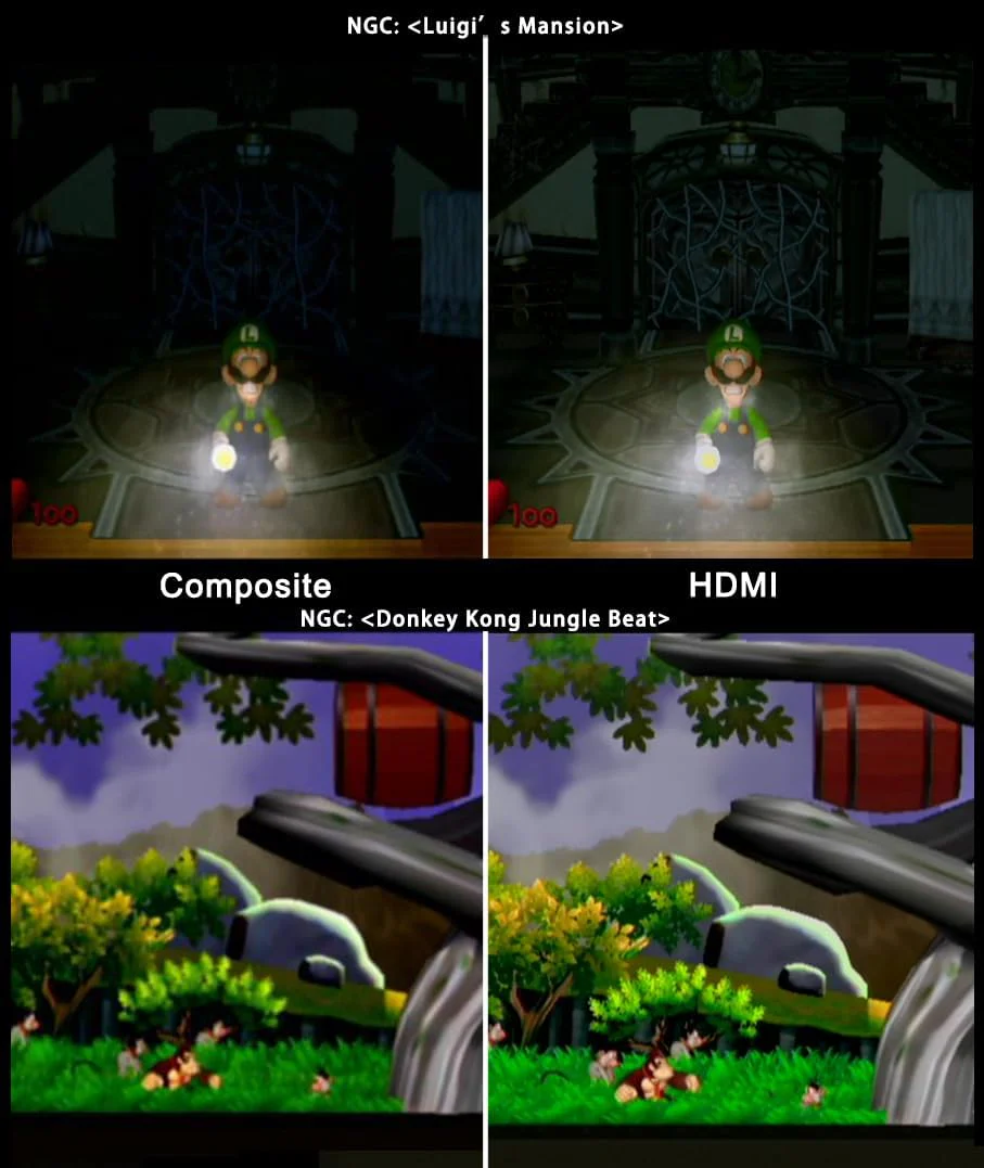 HD Link Cable for Gamecube, N64, SNES (3-in-1), HDMI Adapter with S-Video Signal Output (Better Video Quality), HD Converter with 4:3/16:9 Switch, 3IN1SNESNGCN64-02 Portable - Image 6