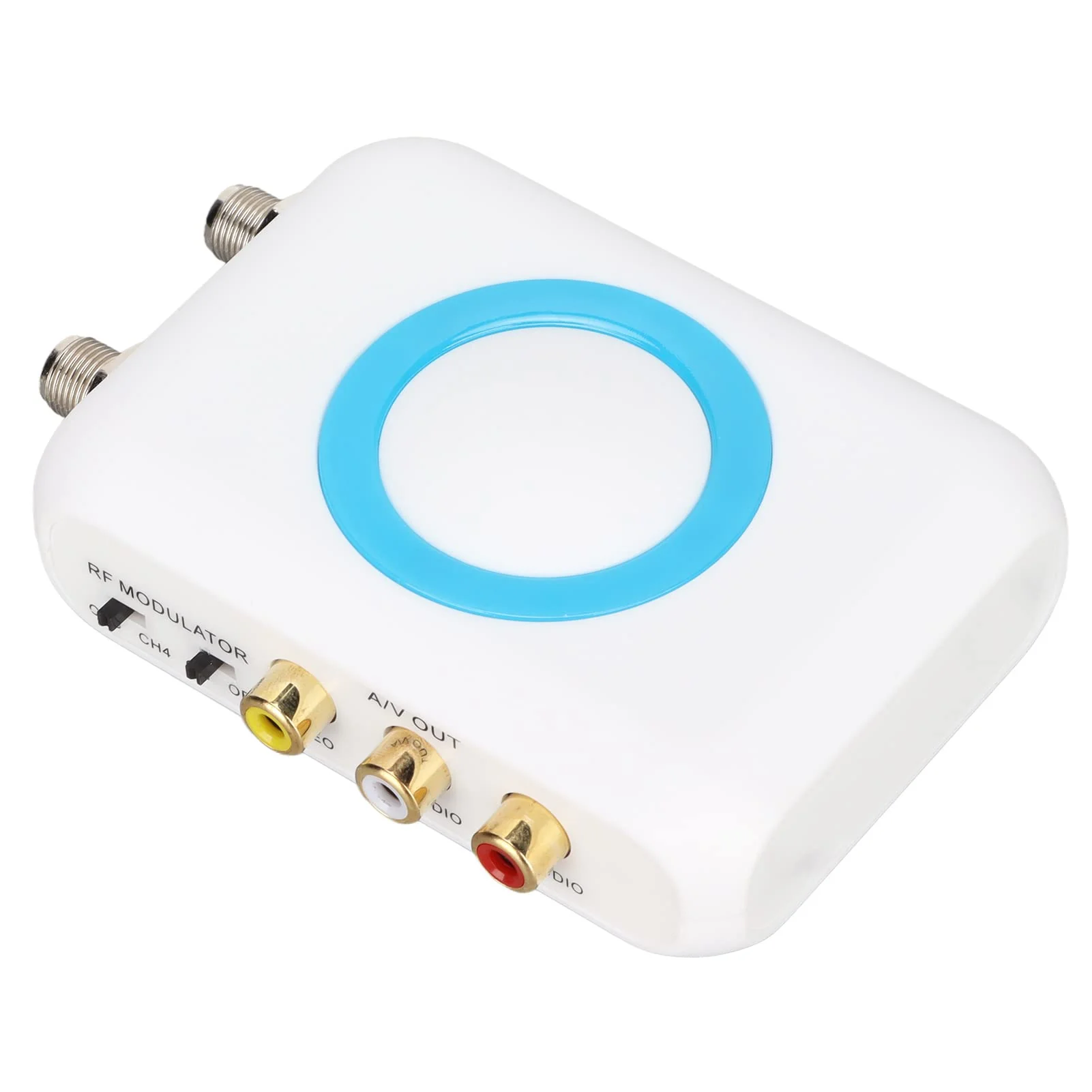 HDM66 HD Modulator, RF Modulator Support PAL NTSC Format Output to RF Modulator, 1080P PLL Control of VHF Operating Frequency, for Home HD Multimedia TV - Image 2