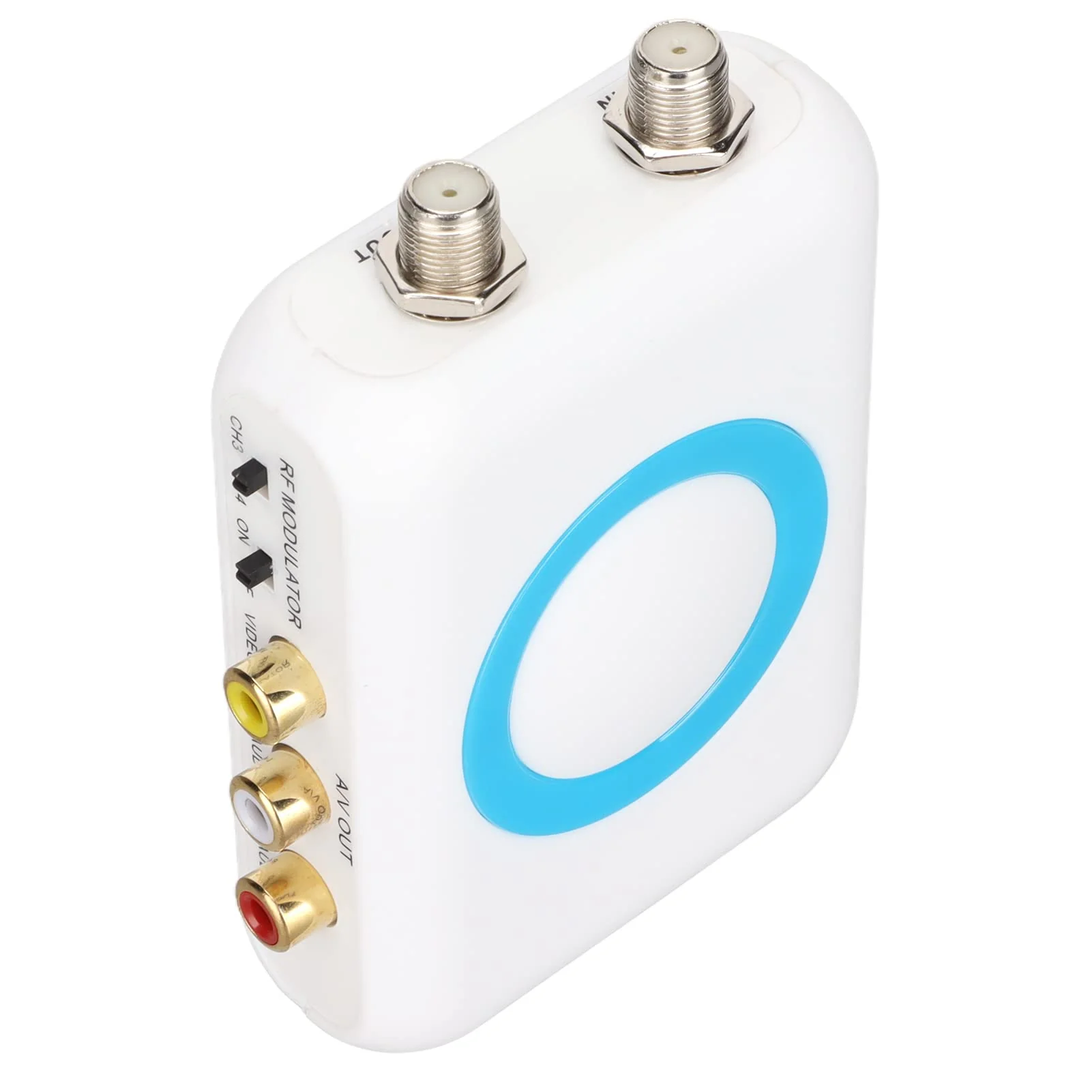 HDM66 HD Modulator, RF Modulator Support PAL NTSC Format Output to RF Modulator, 1080P PLL Control of VHF Operating Frequency, for Home HD Multimedia TV - Image 5