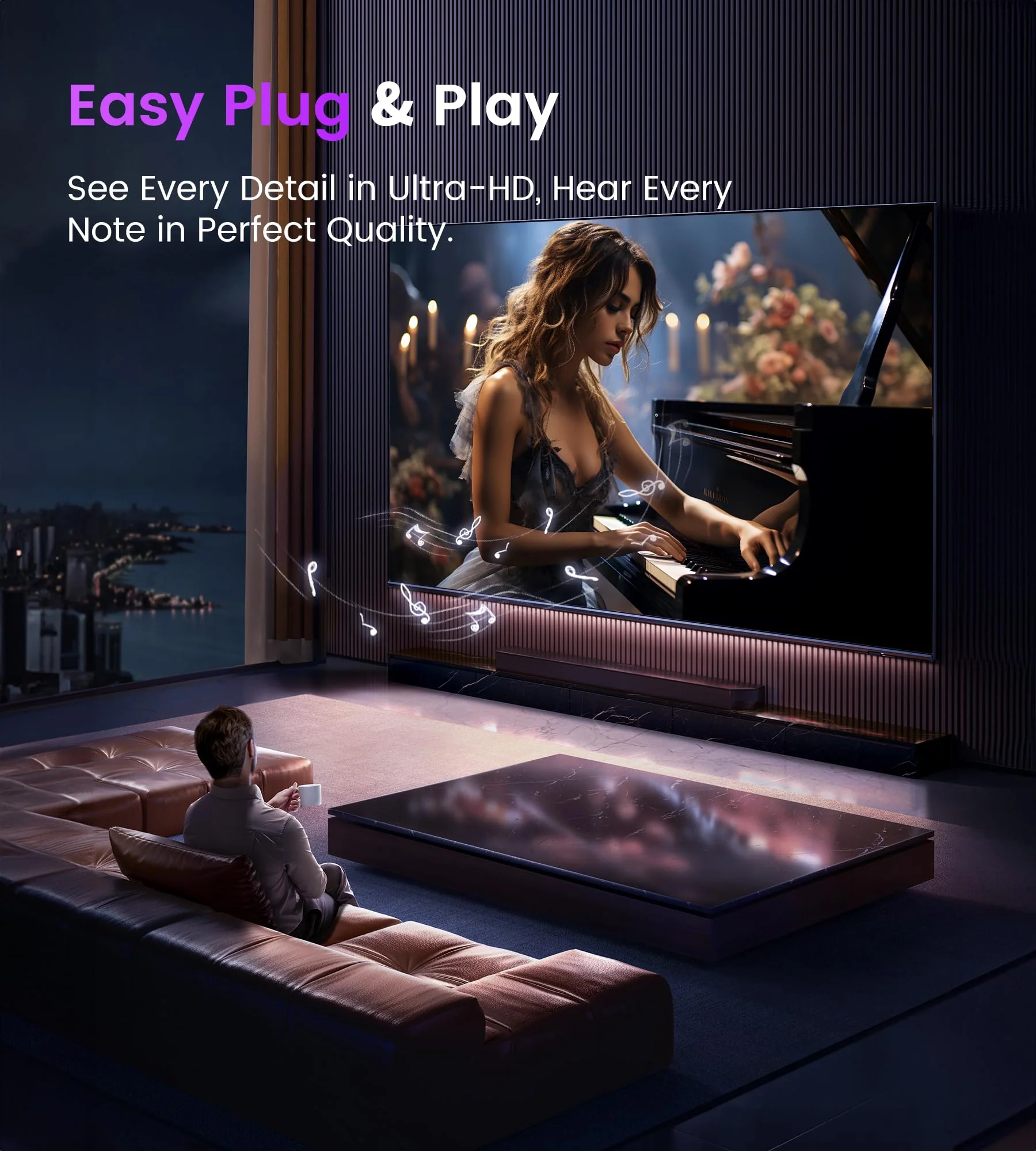 HDMI ARC Audio Extractor 4K@60Hz, HDMI to HDMI + Optical Toslink SPDIF + 3.5mm AUX Jack Stereo Audio Adapter, HDMI Audio Converter Splitter Inserter Embedder Support HDCP2.2 Digital PCM DTS 5.1 - Image 9