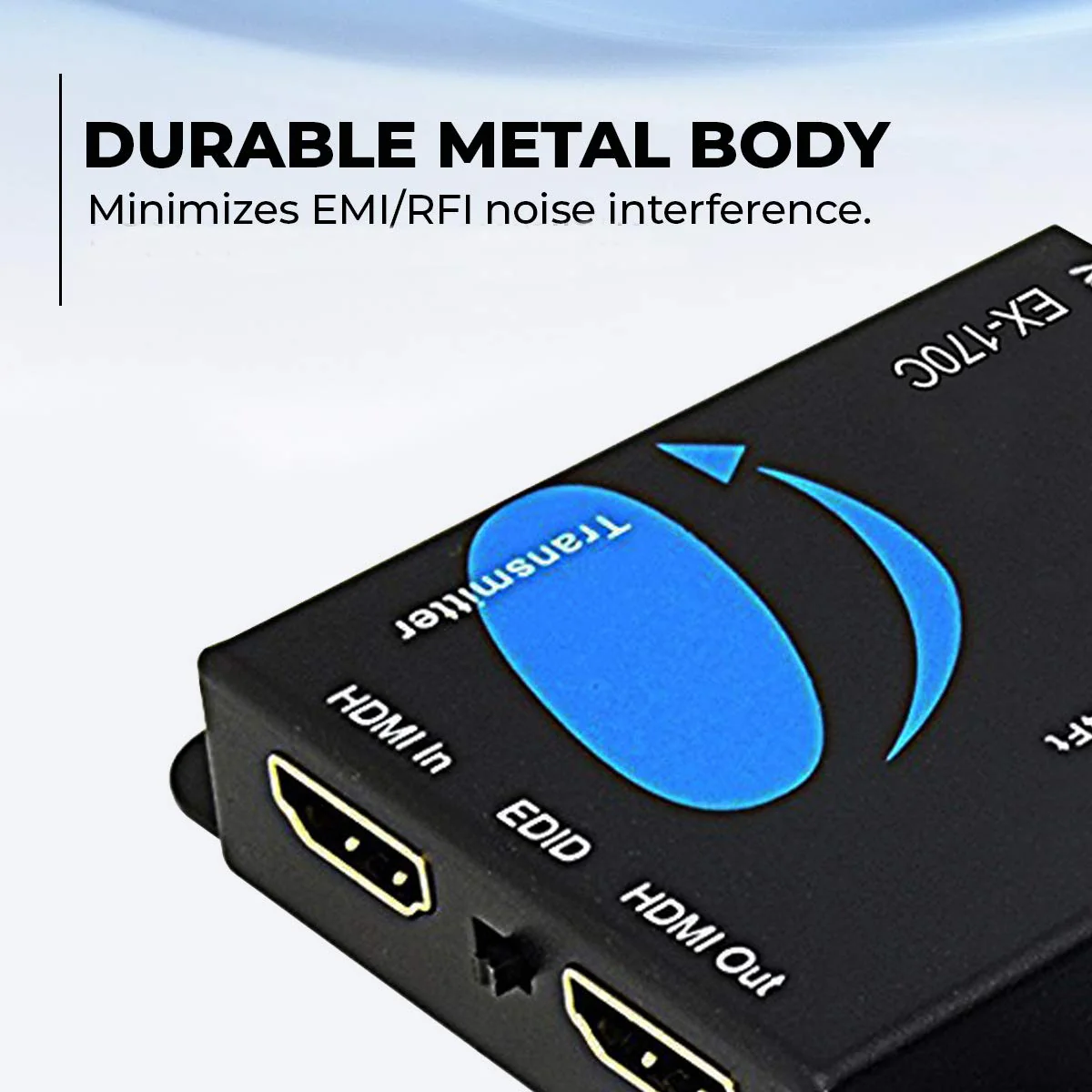 HDMI Extender Over CAT5/CAT6 by OREI with IR Upto 164 Feet - Loop Out - 1080P Full HD Signal Distribution (EX-170C) - Image 4