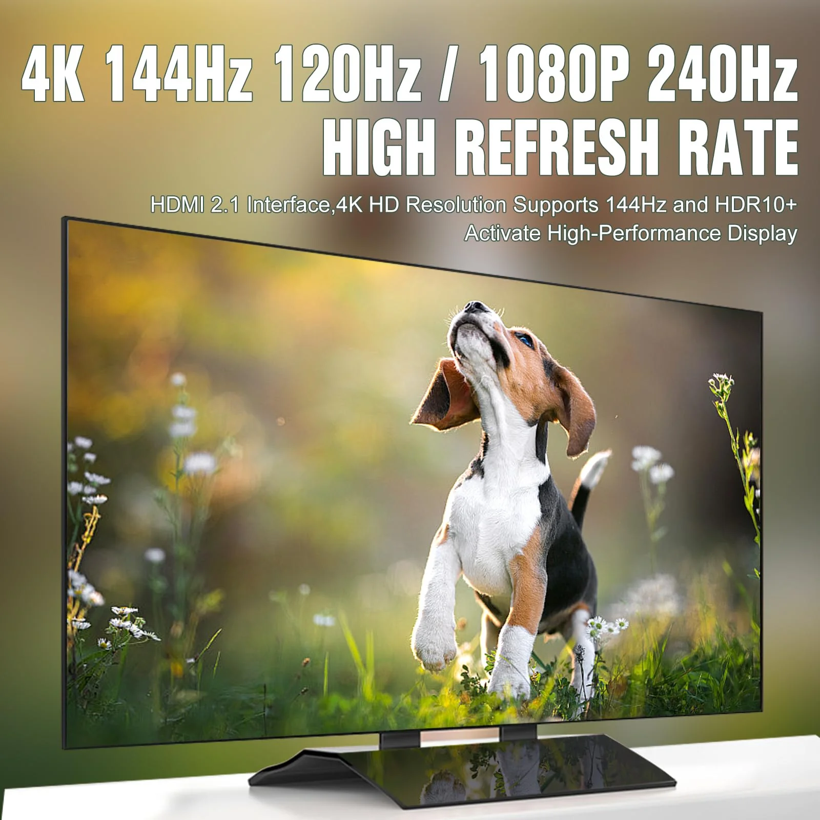 HDMI Switch 4K@120hz，2 in 1 Out switcher Splitter 4Kx2K@120hz，4K@144hz,1080p@240hz,HDMI 2.0b 2x1,Aluminum Shell, Compatible with PS4 PS5, Xbox, Fire Stick, Apple TV, Roku, PC, TV - Image 5