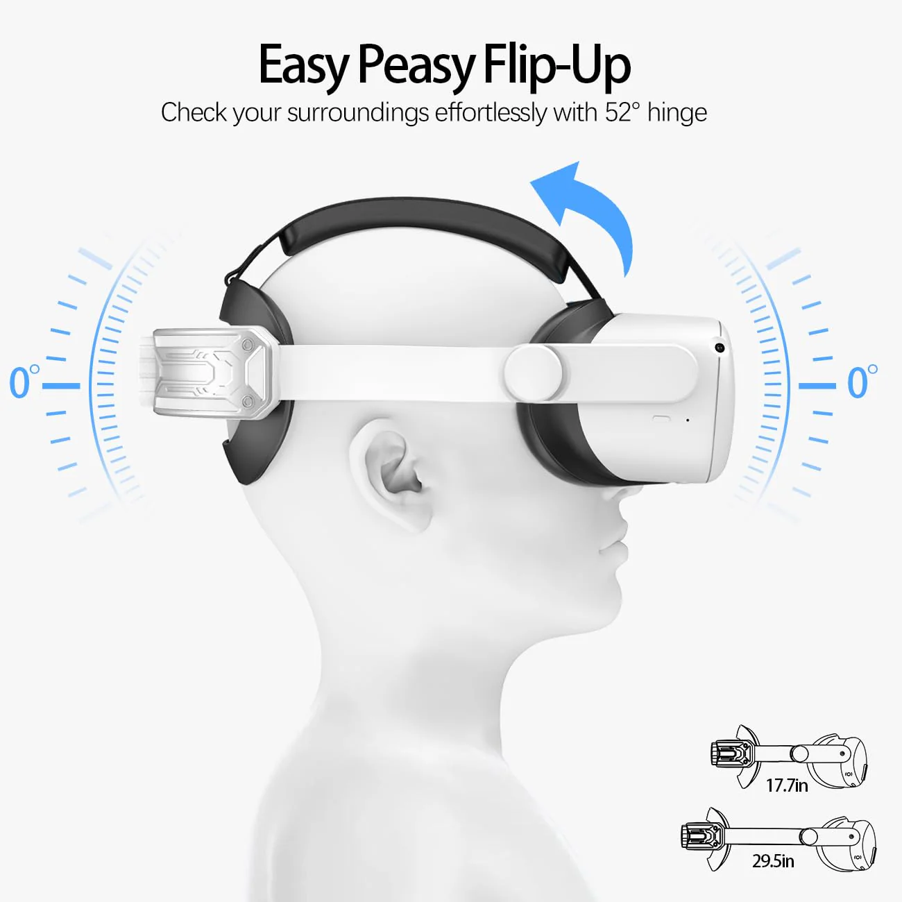Head Strap for Meta Quest 2 VR Headset Elite Strap Adjustable Soft Cushion Headstrap Oculus Quest 2 Replacement for Virtual Reality - Image 3