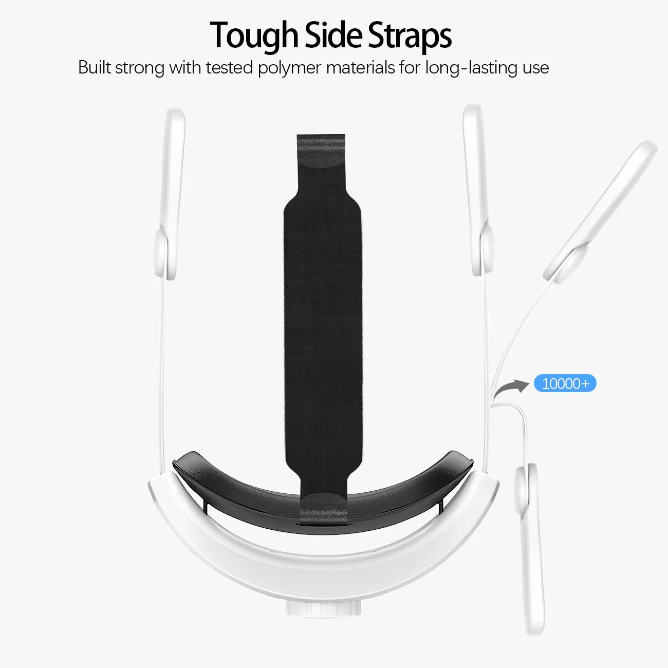 Head Strap for Meta Quest 2 VR Headset Elite Strap Adjustable Soft Cushion Headstrap Oculus Quest 2 Replacement for Virtual Reality - Image 5